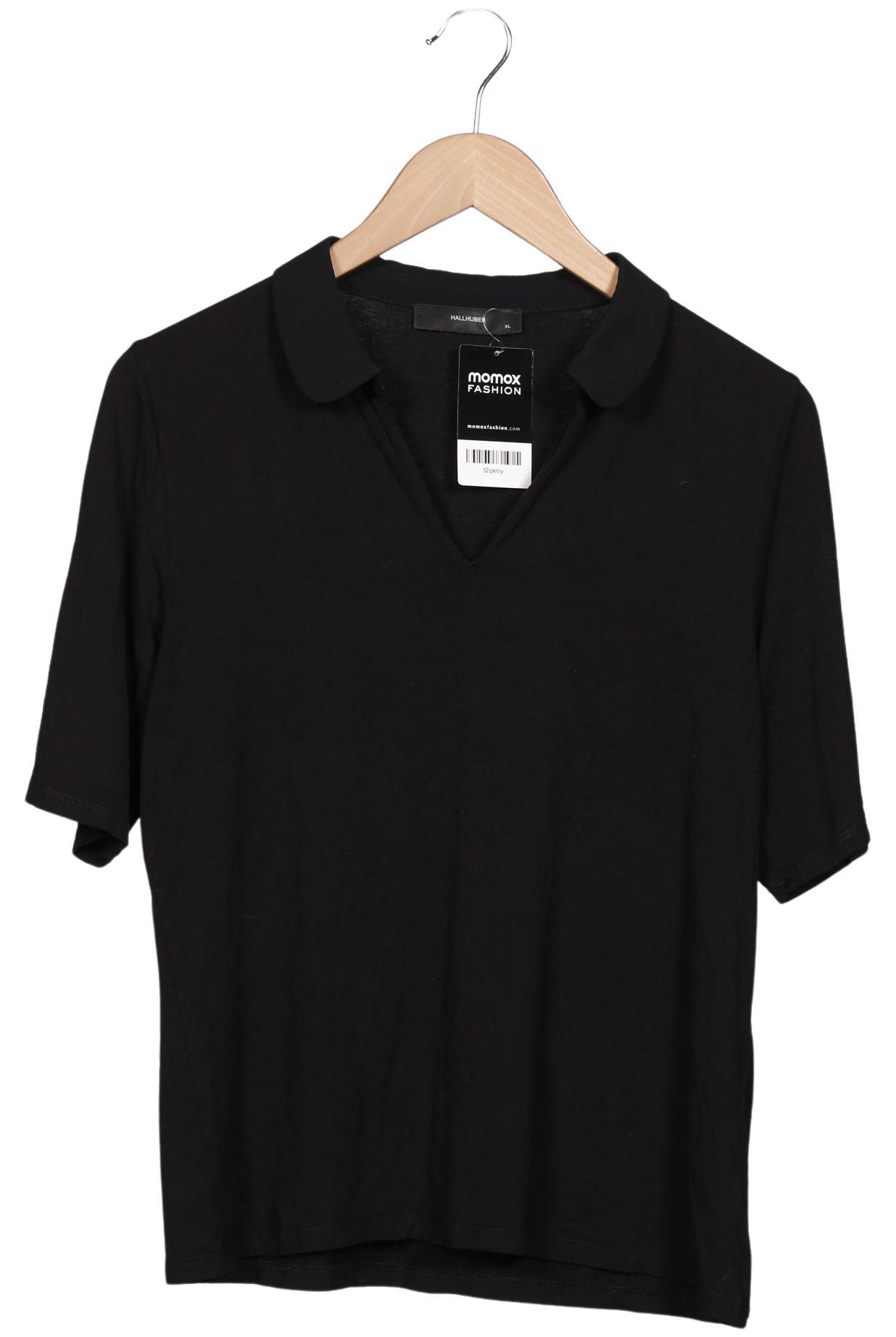 

Hallhuber Damen Poloshirt, schwarz, Gr. 44