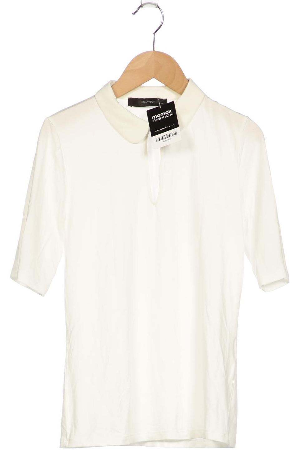 

Hallhuber Damen Poloshirt, weiß, Gr. 34