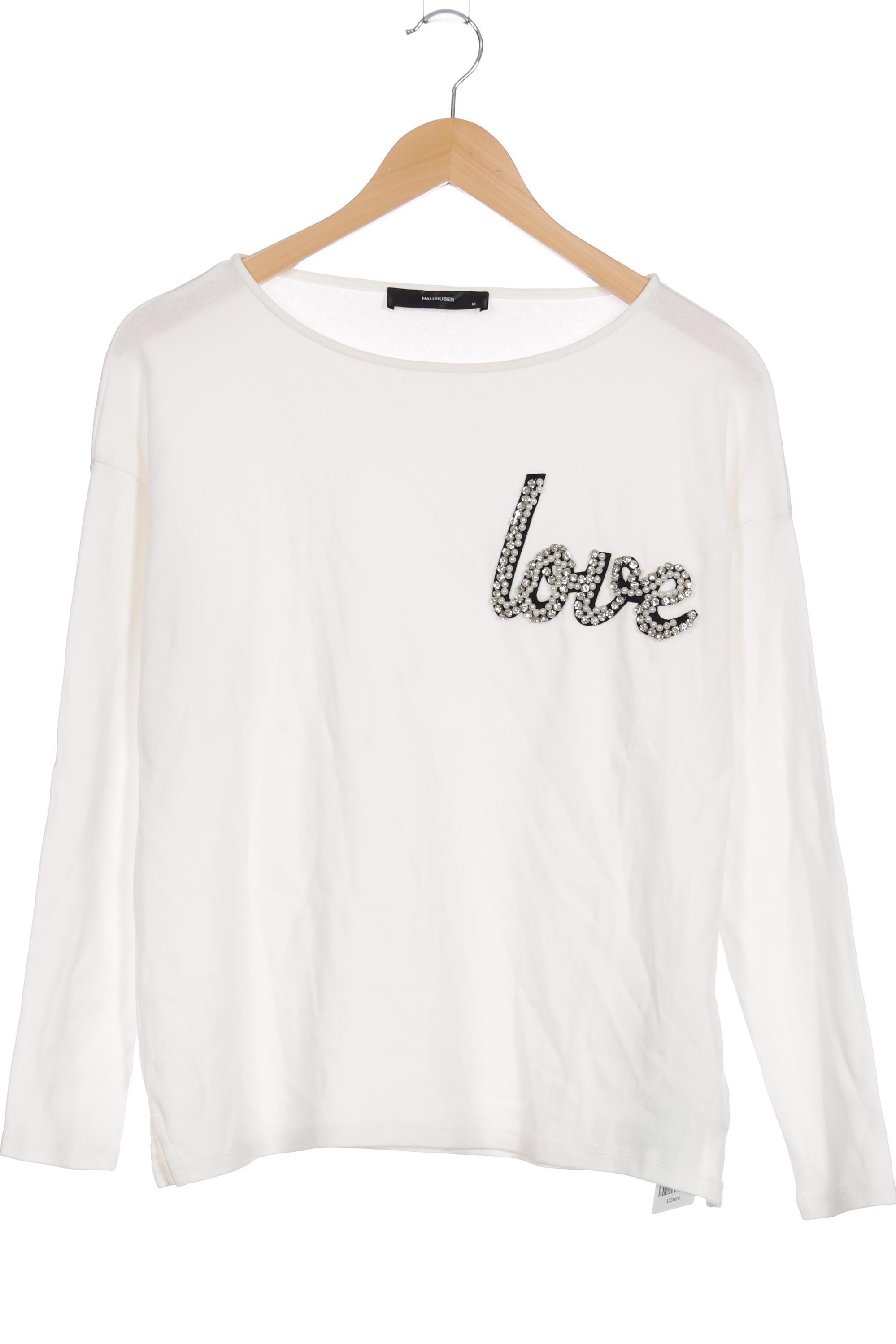 

Hallhuber Damen Langarmshirt, weiß, Gr.