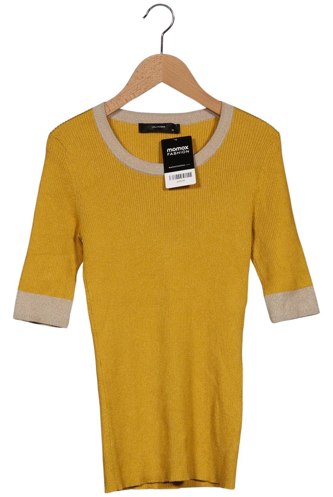 

Hallhuber Damen Pullover, gelb, Gr. 34