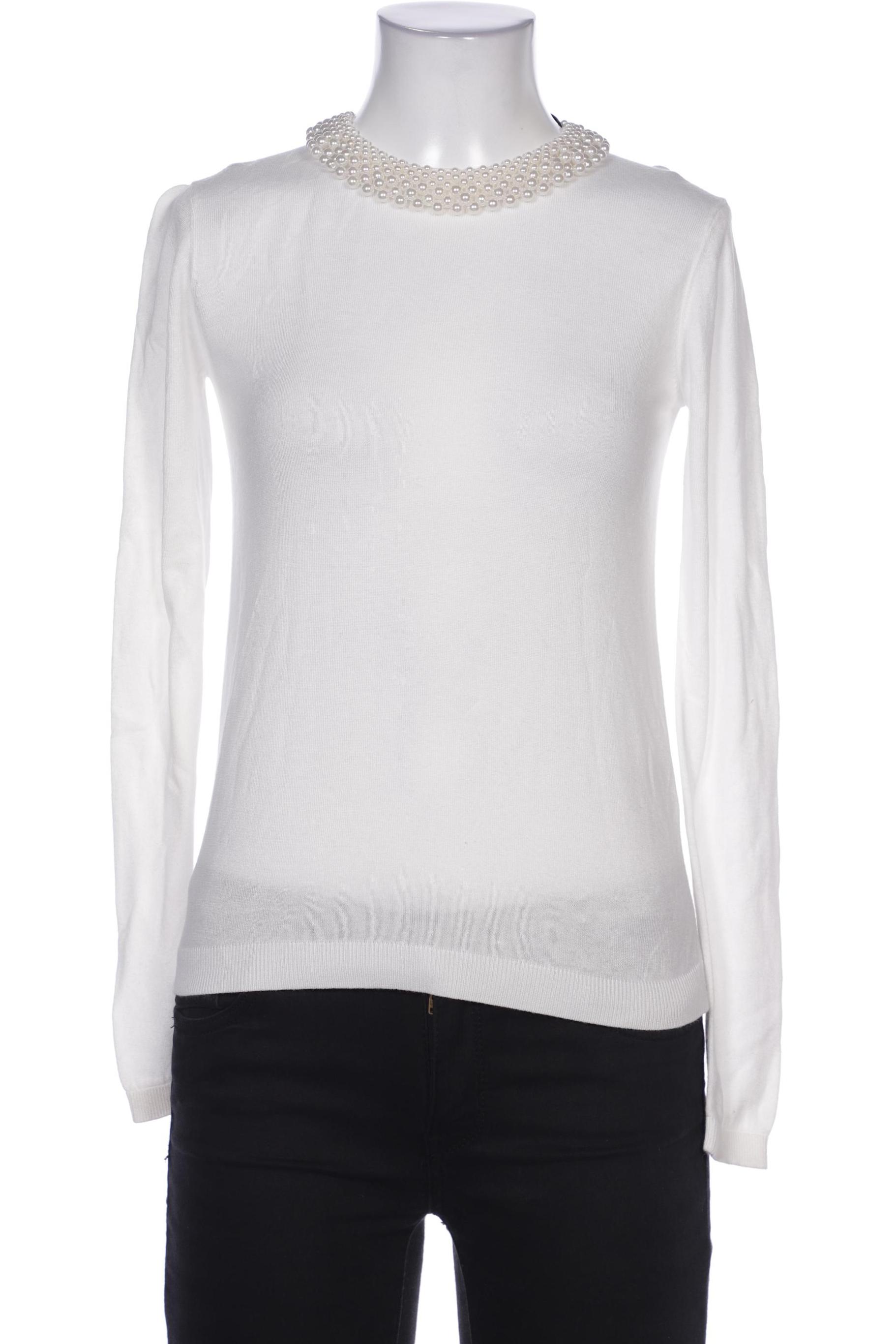 

Hallhuber Damen Pullover, weiß, Gr. 34