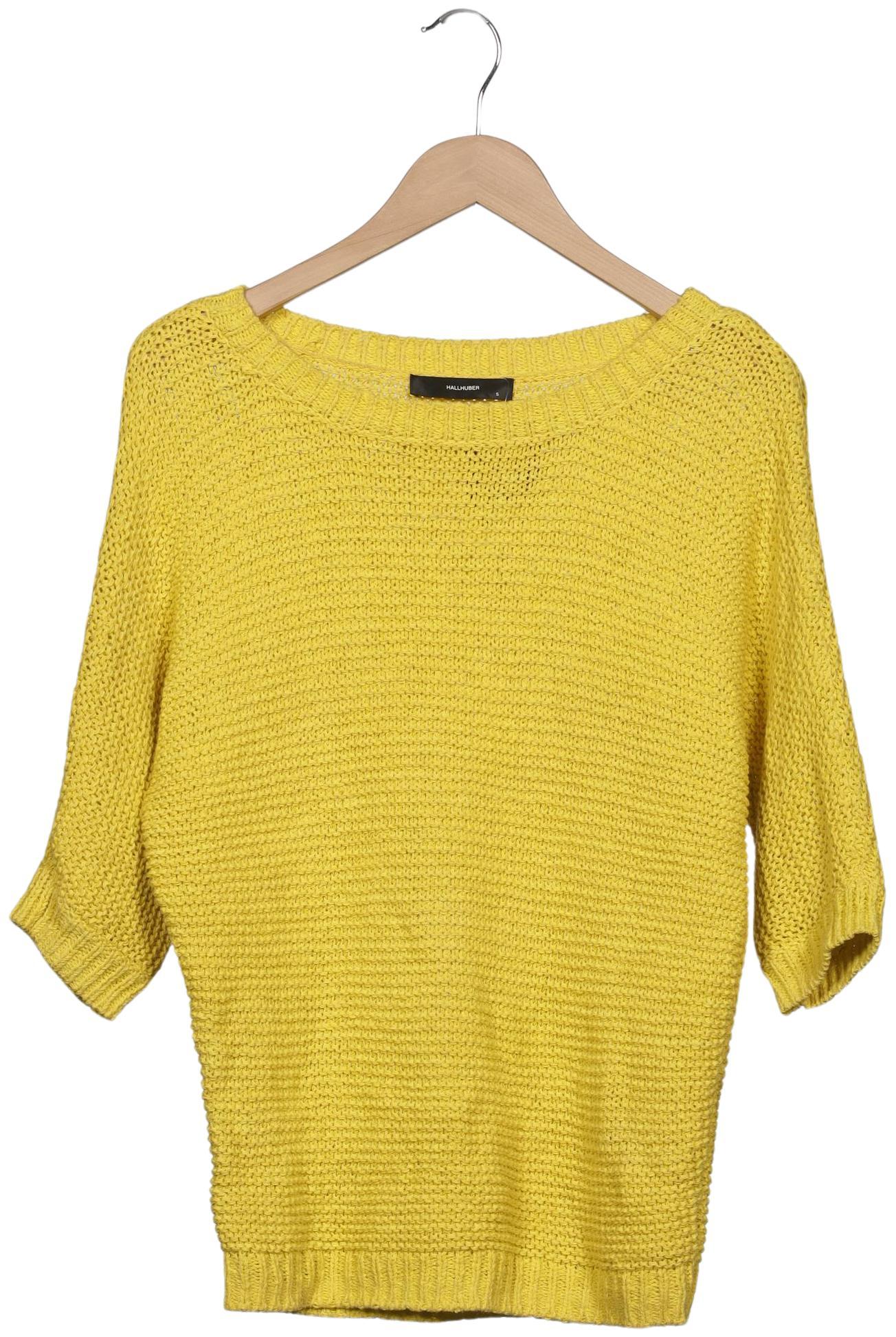 

Hallhuber Damen Pullover, gelb, Gr. 36