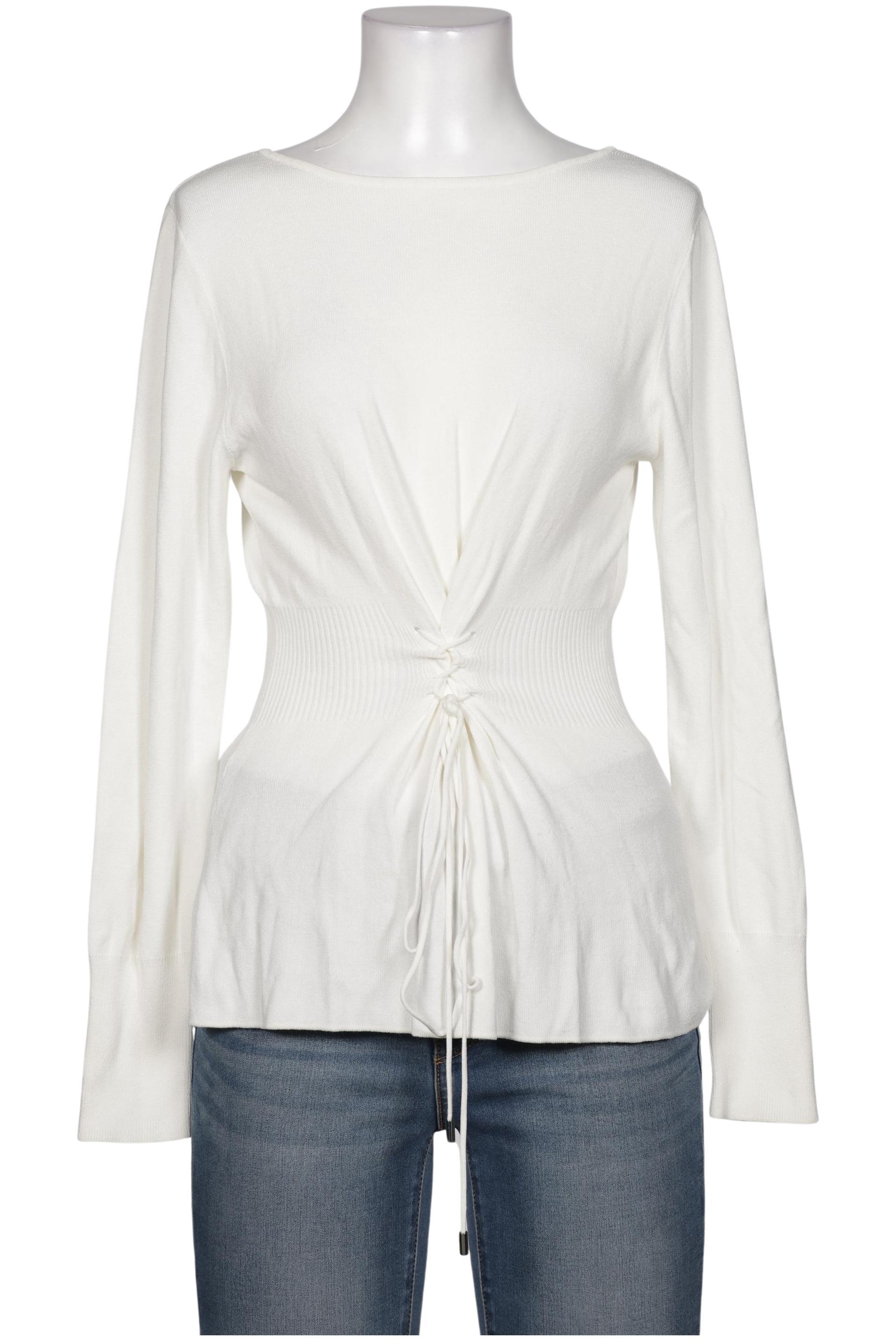 

Hallhuber Damen Pullover, weiß, Gr. 36