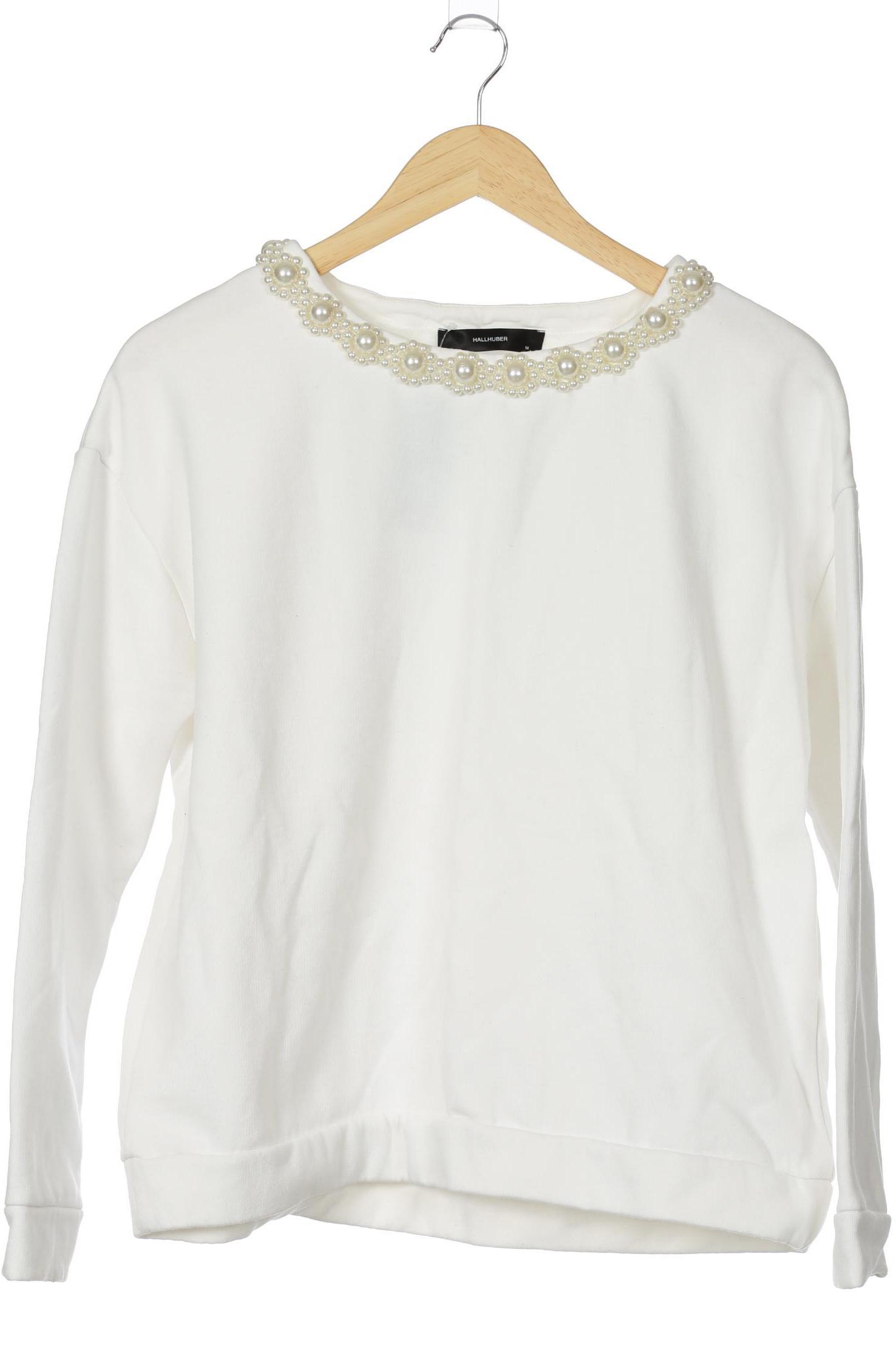 

Hallhuber Damen Sweatshirt, weiß, Gr.