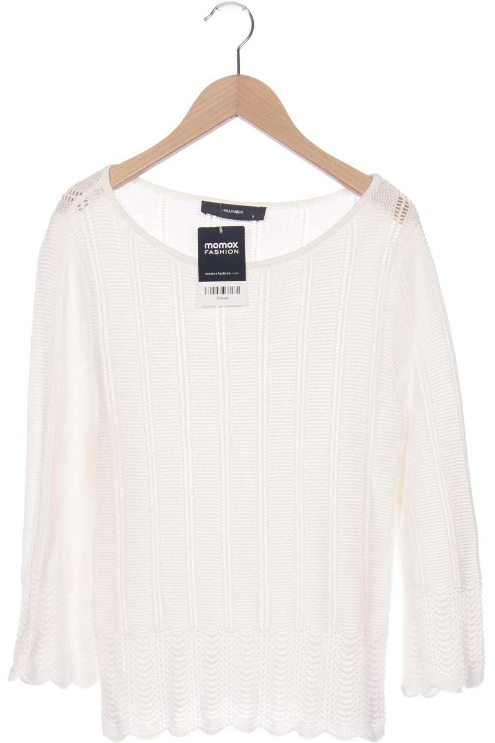 

Hallhuber Damen Pullover, weiß, Gr. 36