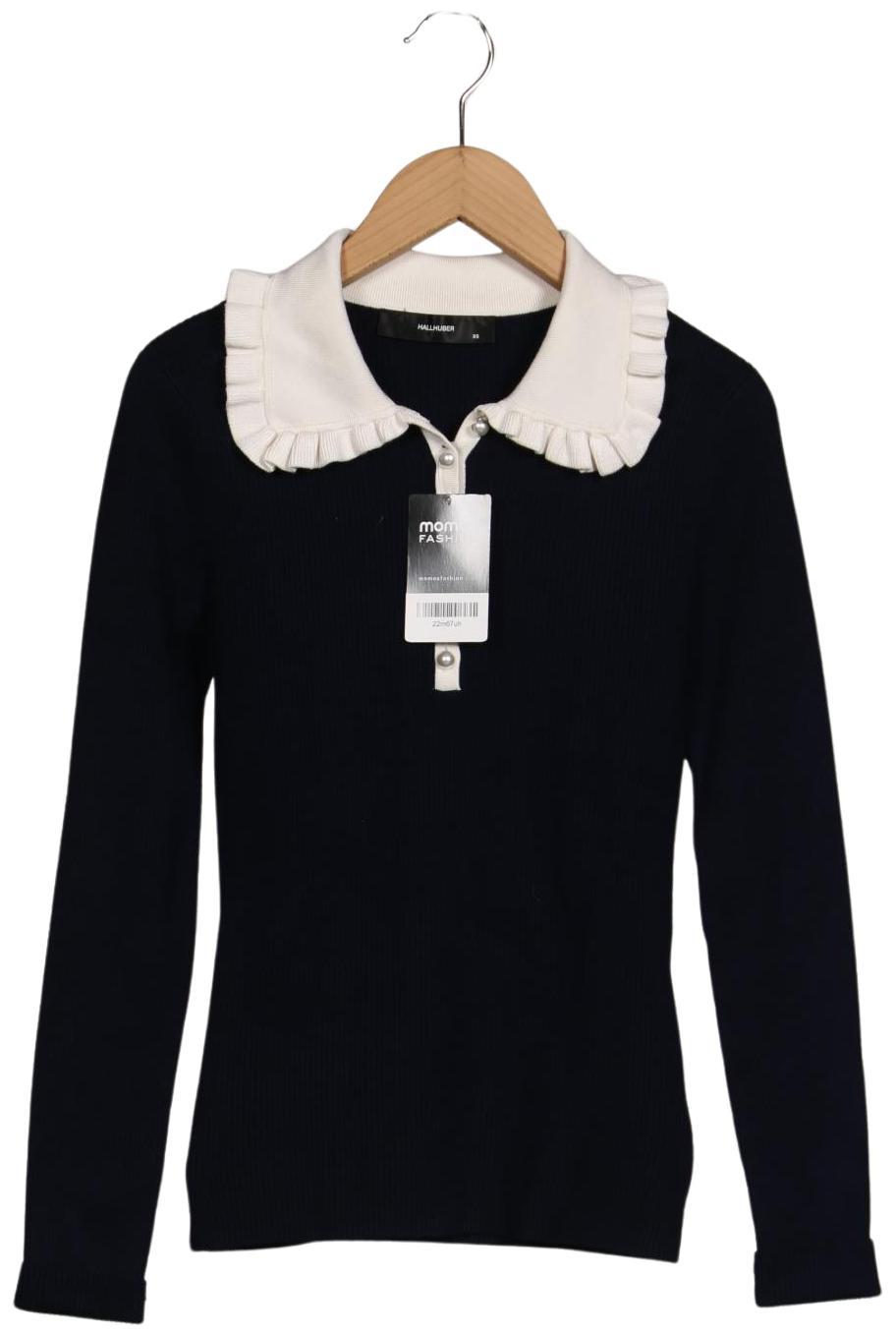 

Hallhuber Damen Pullover, marineblau, Gr. 34