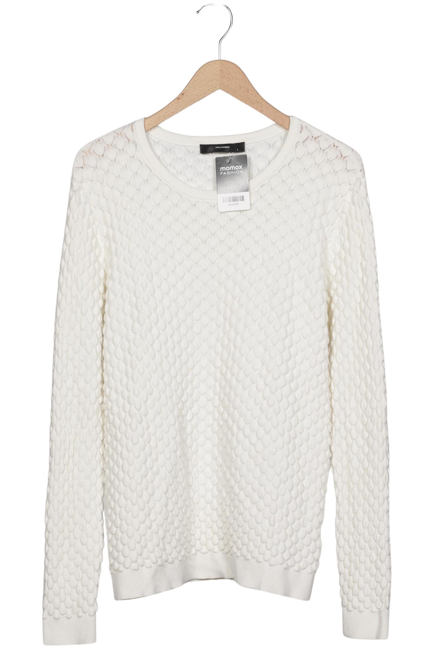 

Hallhuber Damen Pullover, weiß, Gr. 42