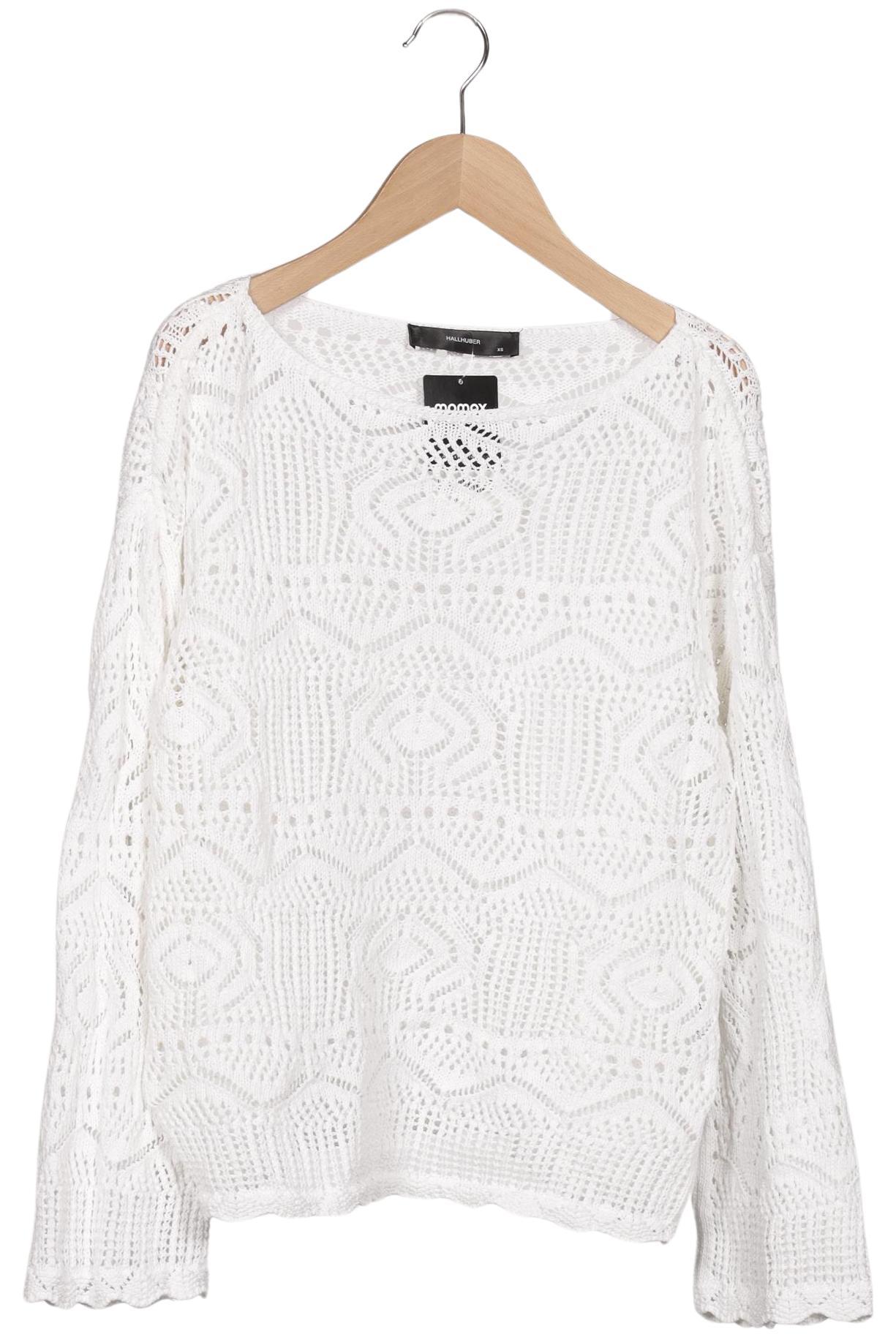 

Hallhuber Damen Pullover, weiß, Gr. 34
