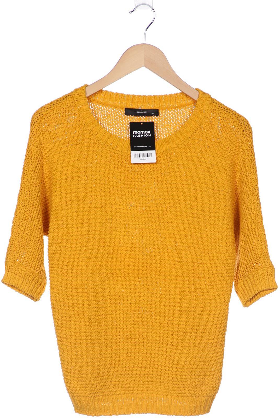 

Hallhuber Damen Pullover, gelb, Gr. 34