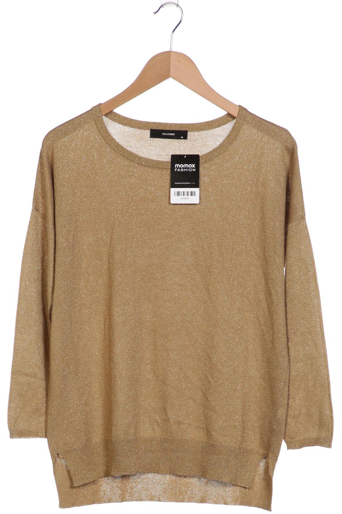 

Hallhuber Damen Pullover, gold, Gr. 34