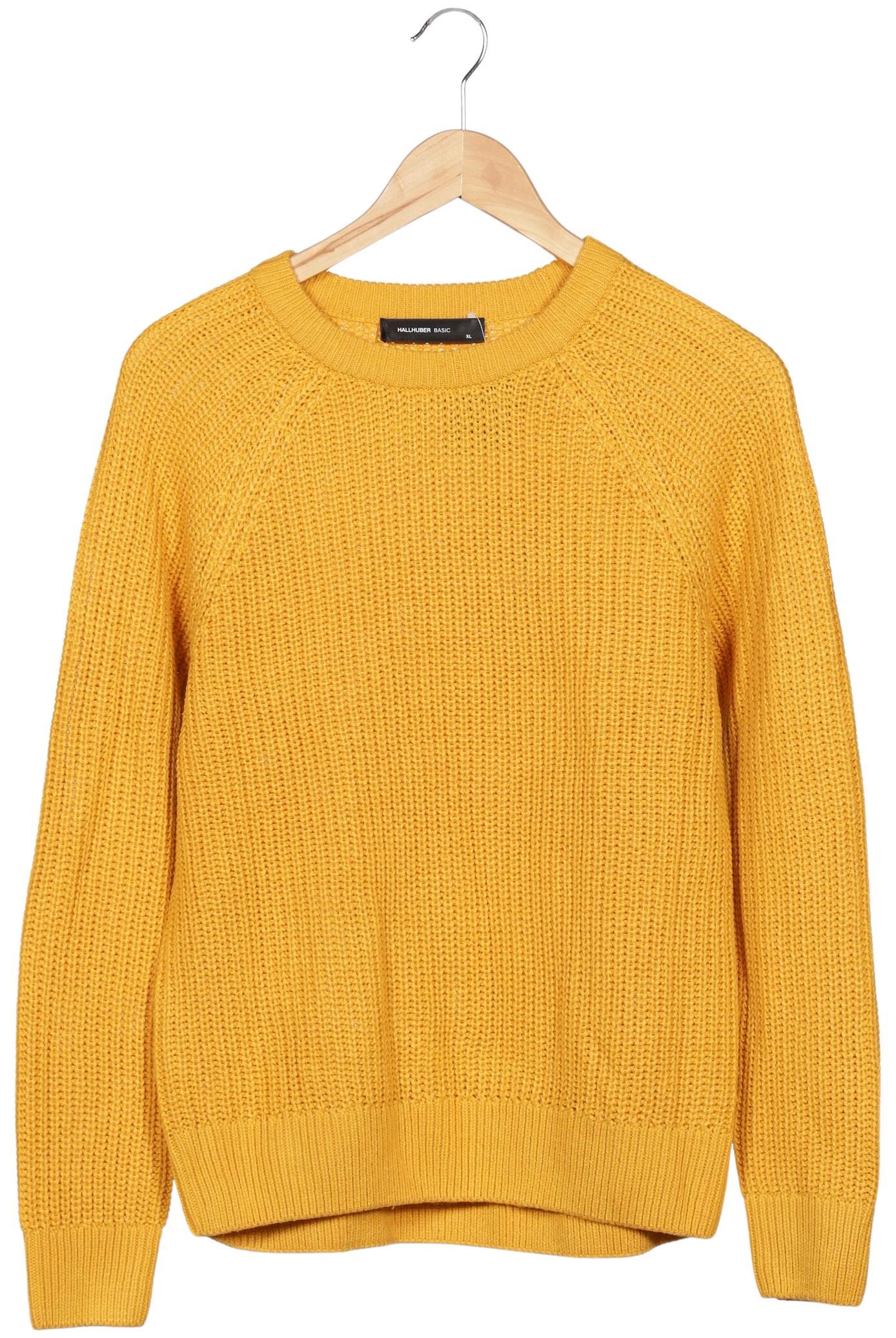 

Hallhuber Damen Pullover, gelb, Gr. 44