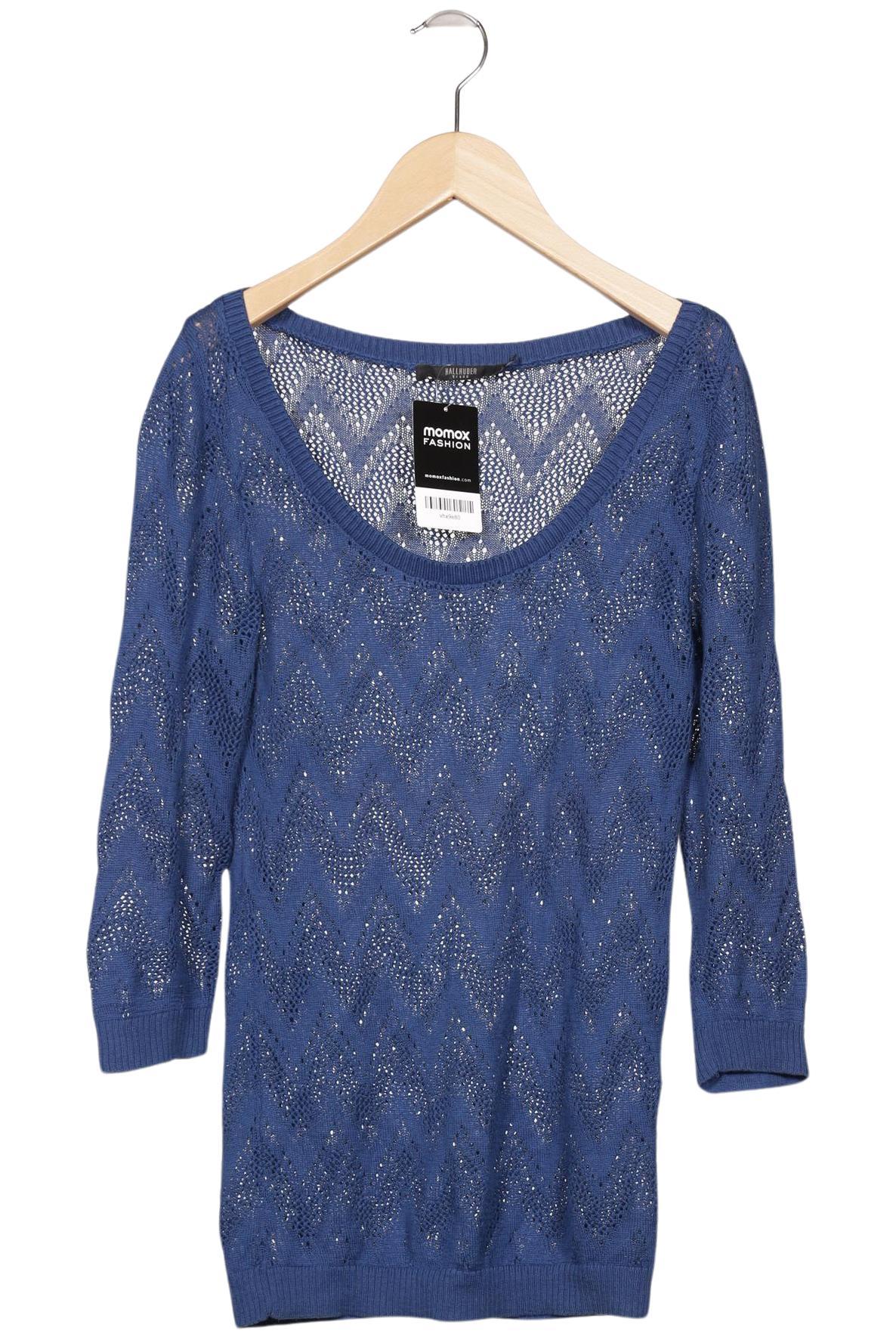 

Hallhuber Damen Pullover, blau, Gr. 36