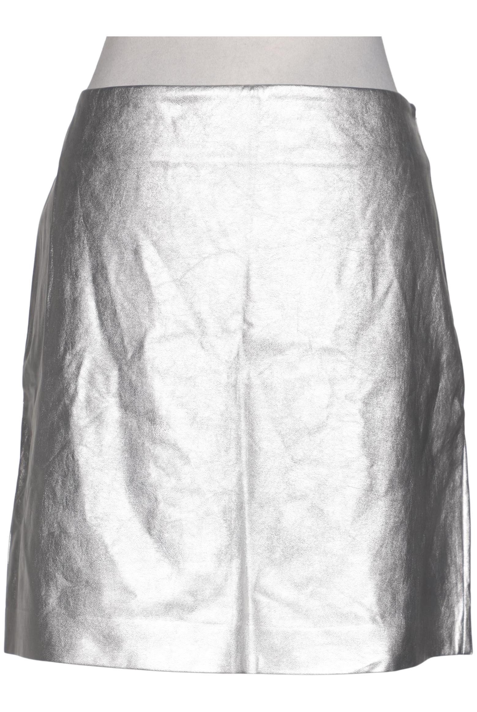 

Hallhuber Damen Rock, silber, Gr. 38