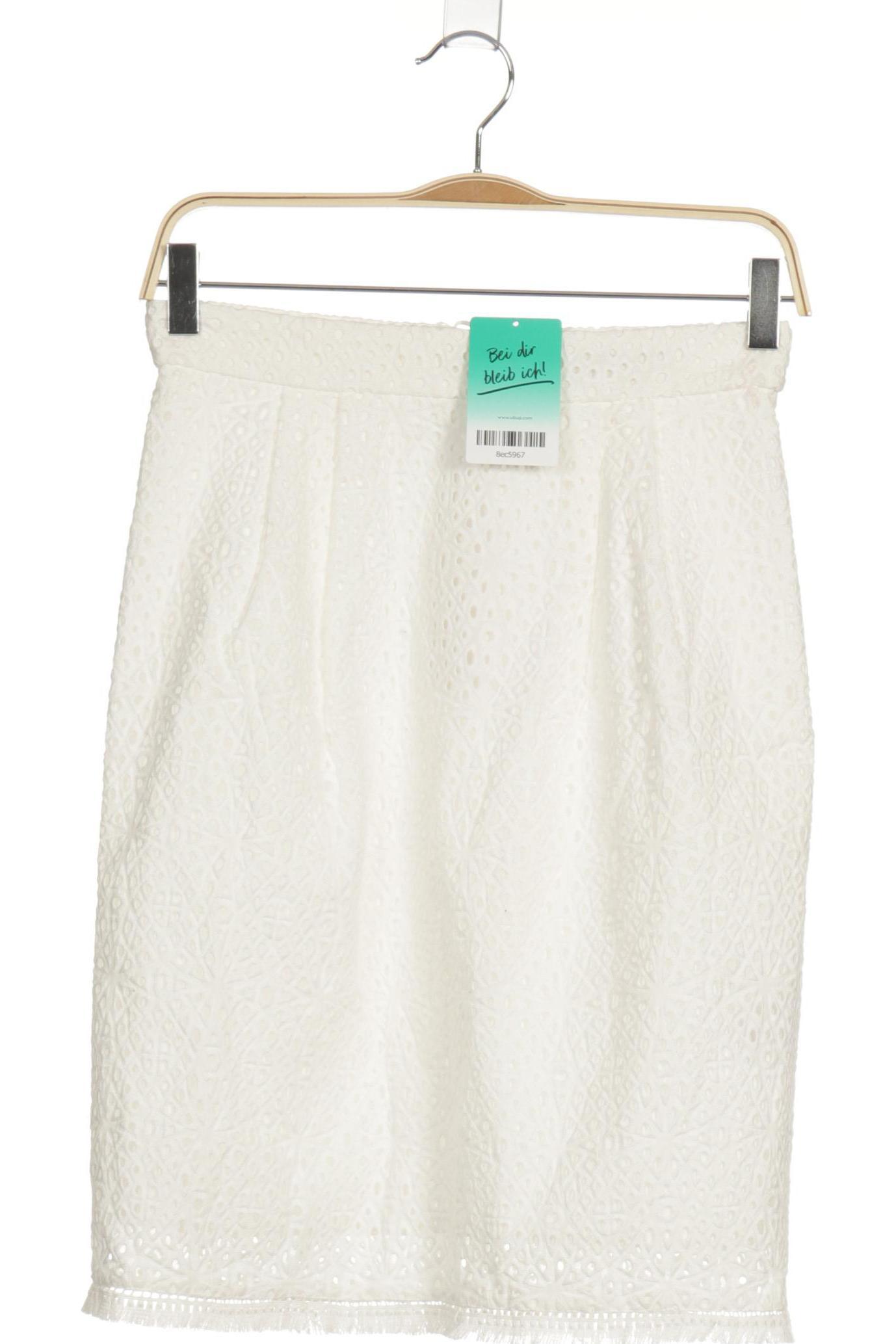 

Hallhuber Damen Rock, weiß, Gr. 34