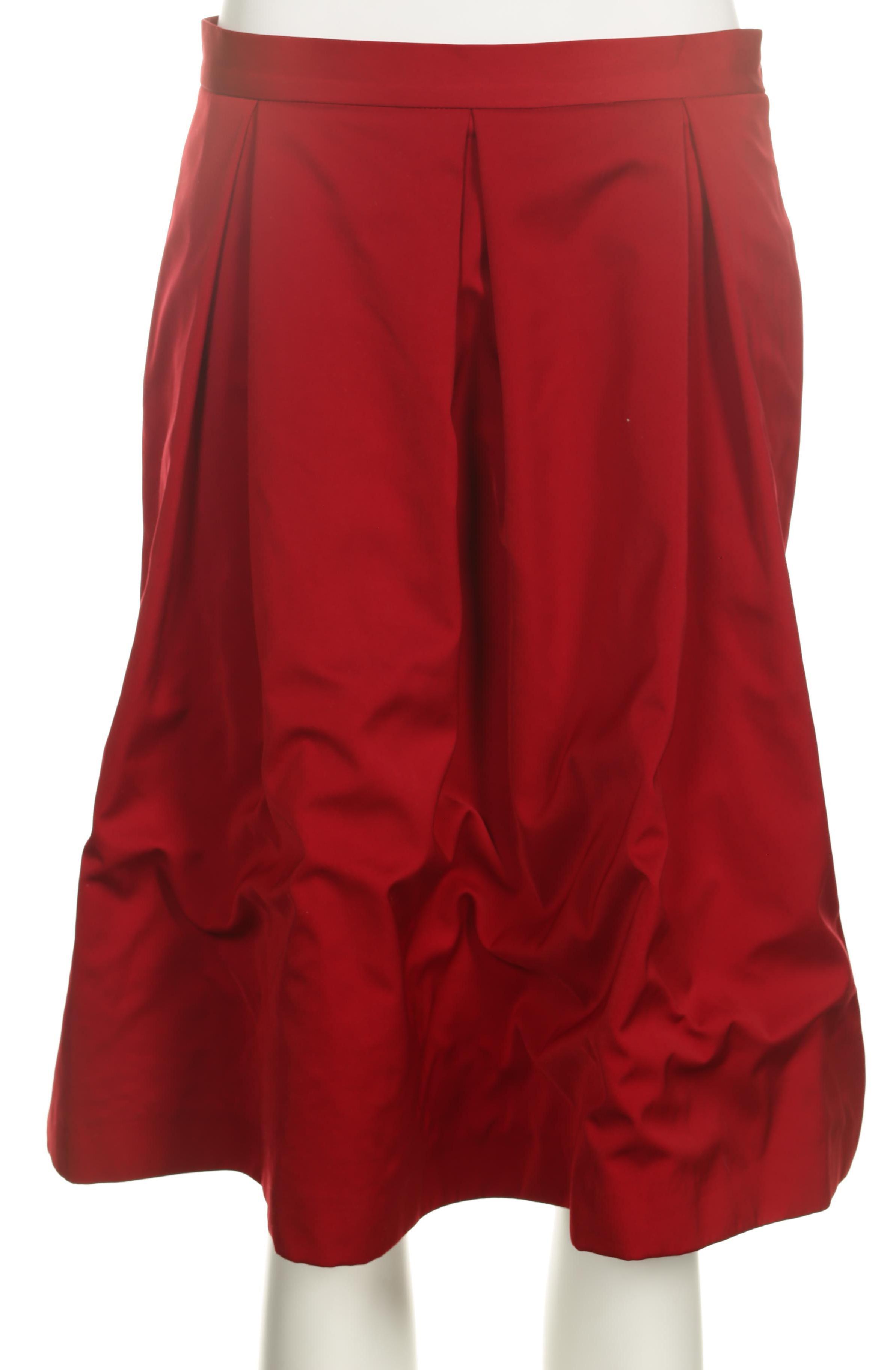 

Hallhuber Damen Rock, rot, Gr. 40