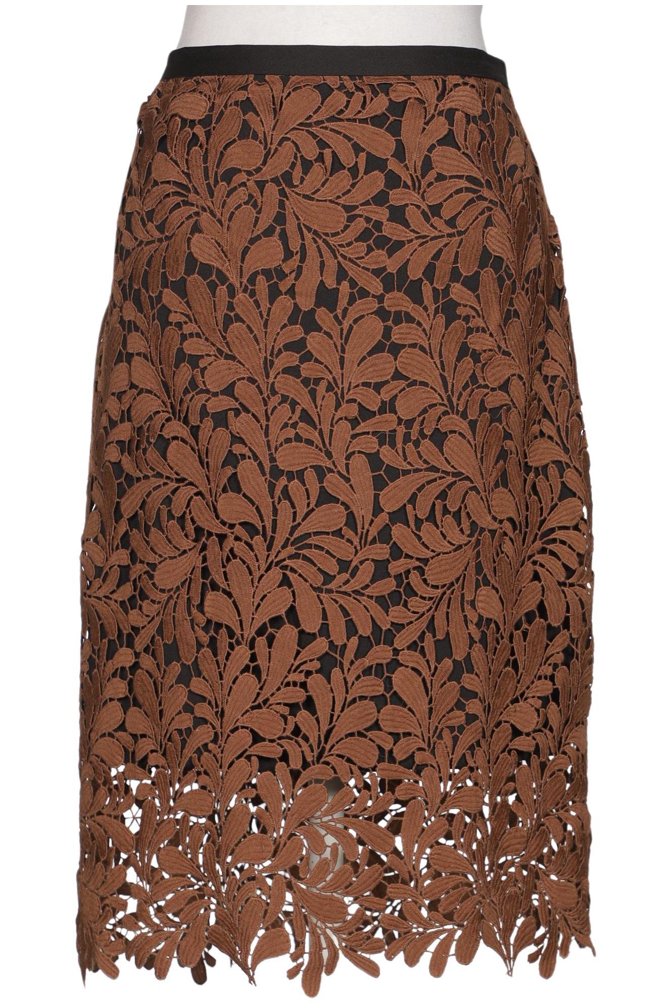 

Hallhuber Damen Rock, braun, Gr. 40