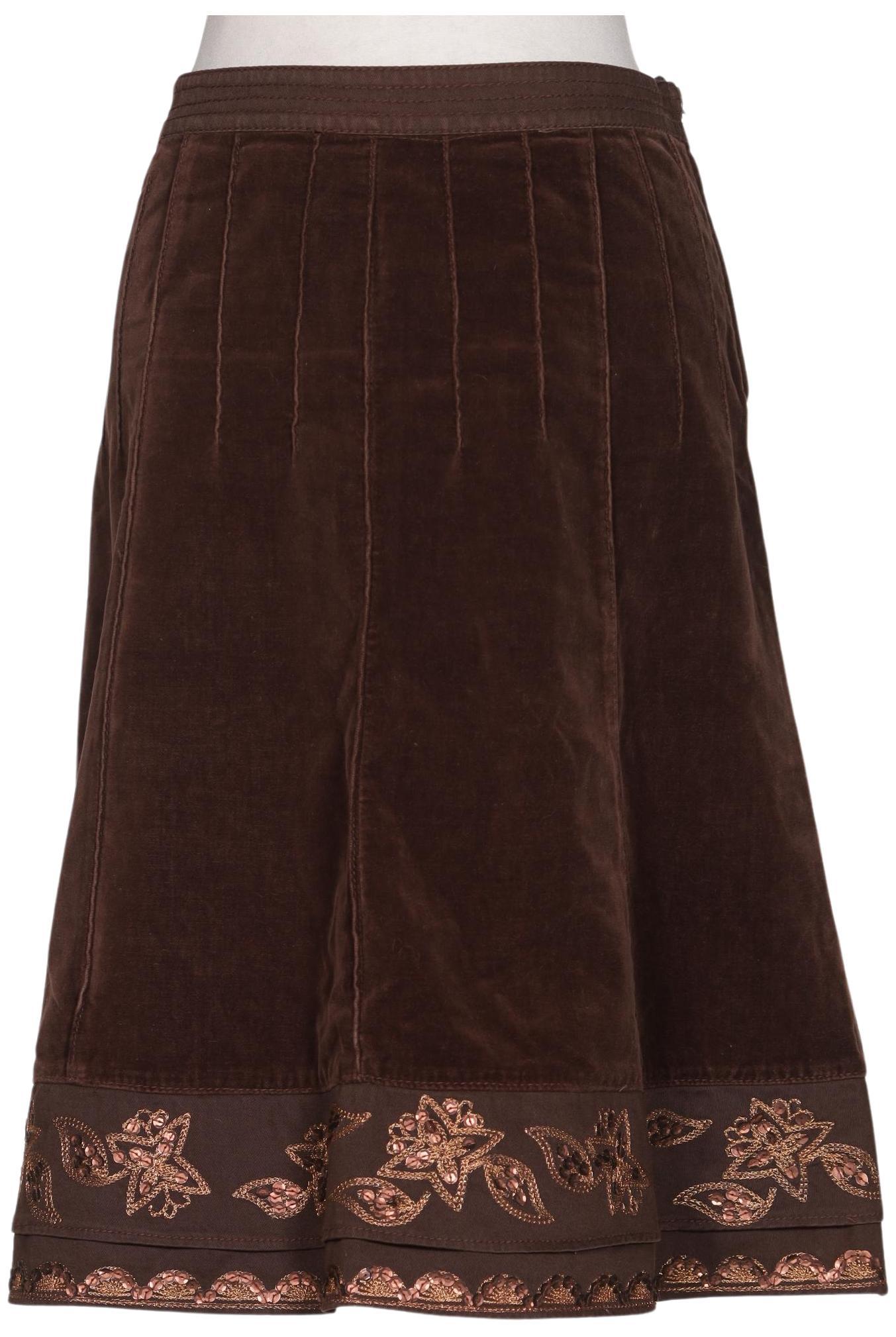 

Hallhuber Damen Rock, braun, Gr. 36