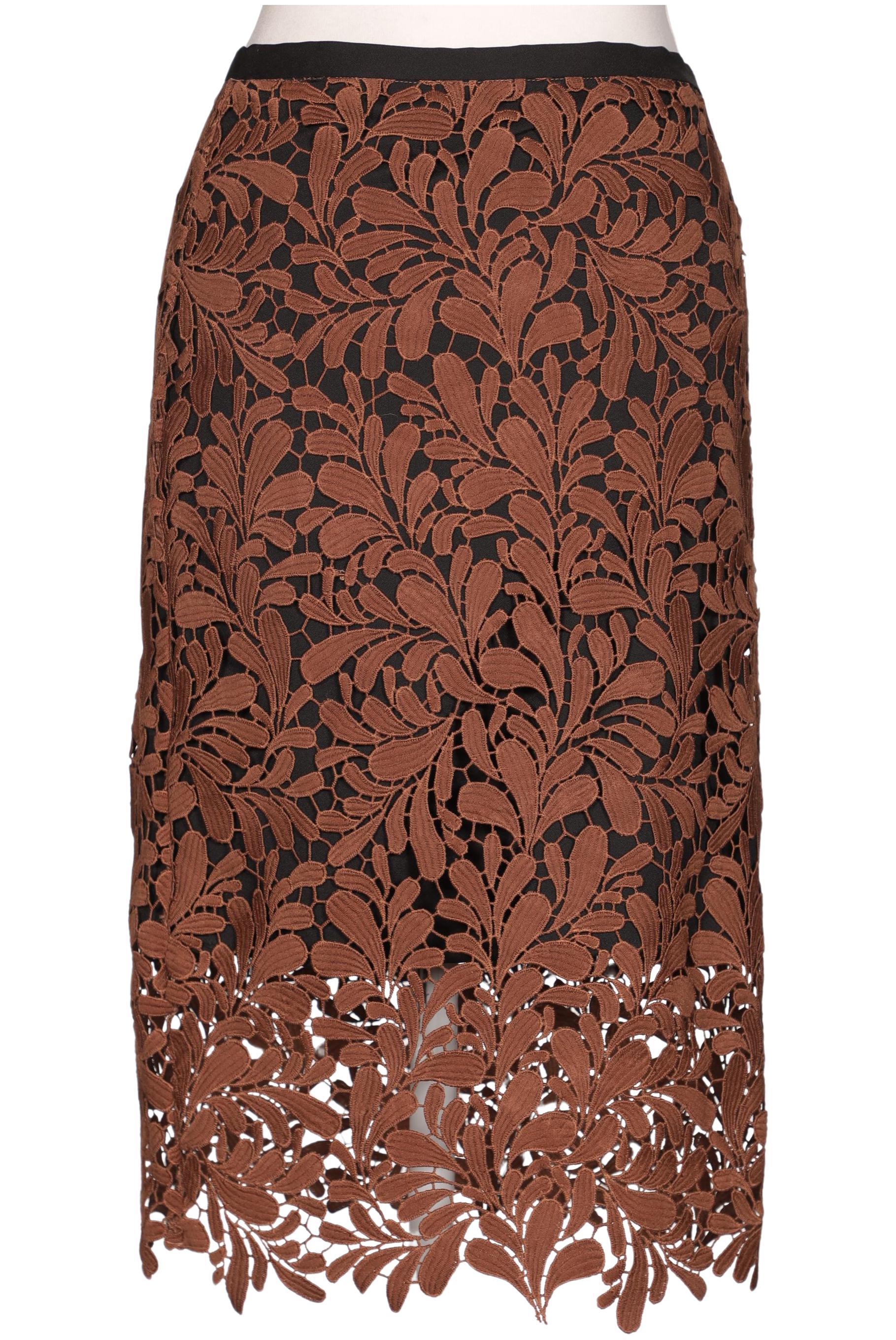 

Hallhuber Damen Rock, braun, Gr. 34