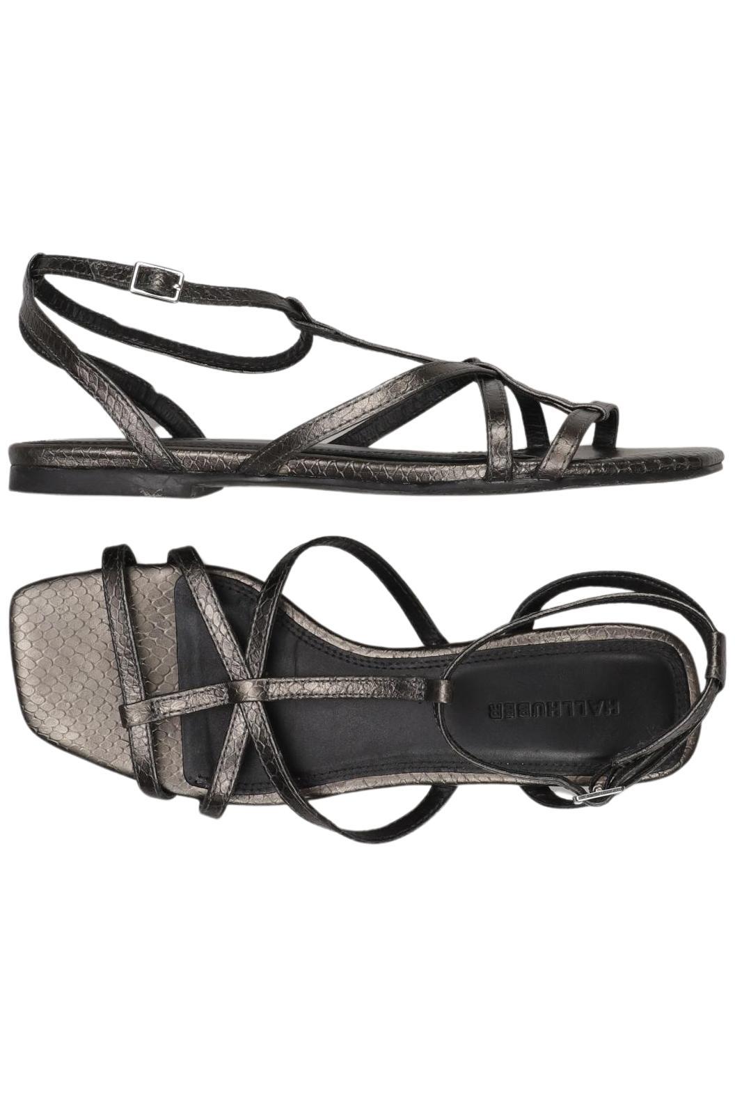 

Hallhuber Damen Sandale, silber, Gr. 38