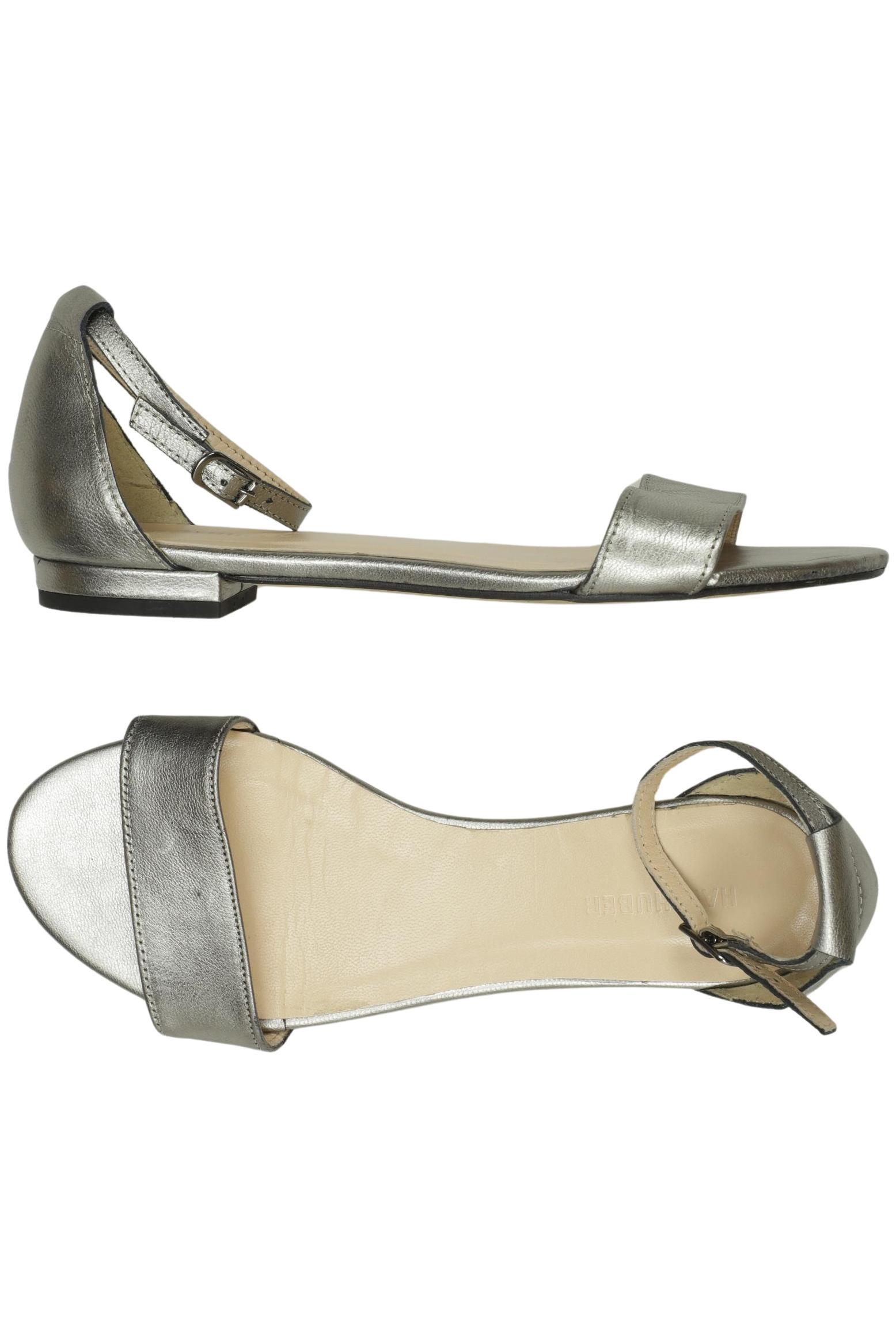 

Hallhuber Damen Sandale, silber, Gr. 38