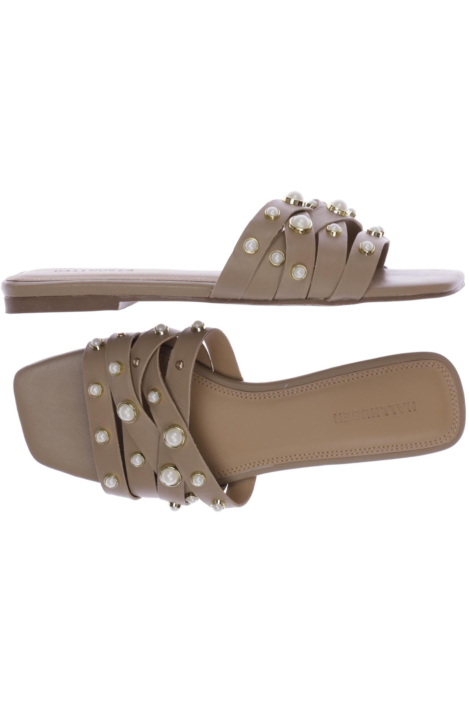 

Hallhuber Damen Sandale, beige, Gr. 38