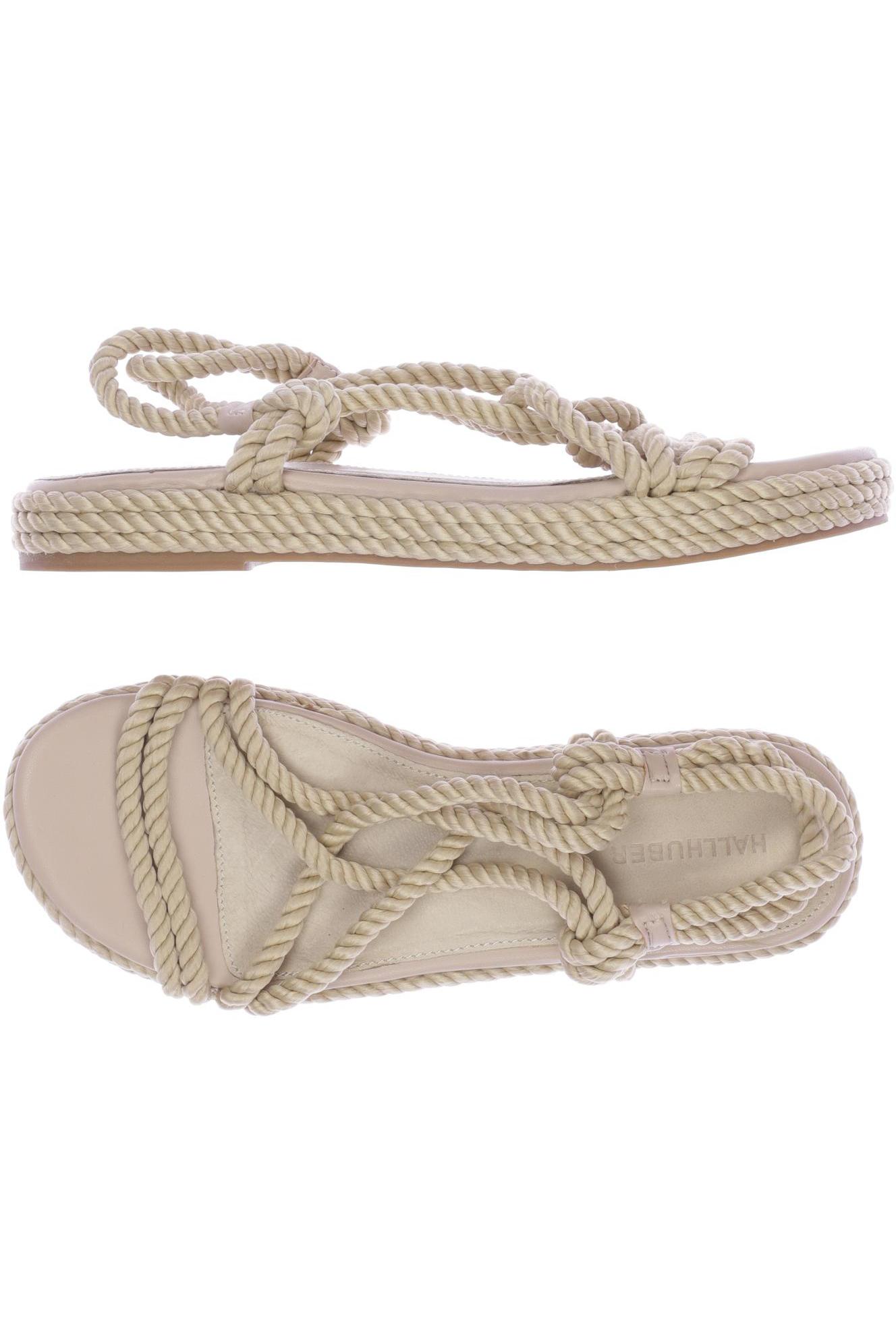 

Hallhuber Damen Sandale, beige, Gr. 38