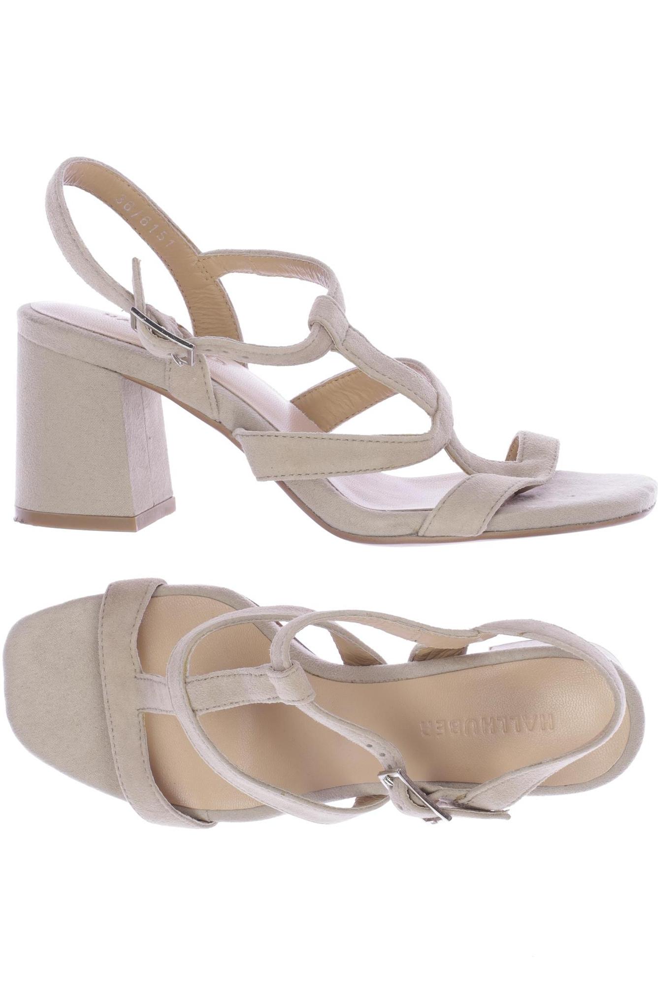 

Hallhuber Damen Sandale, beige, Gr. 36