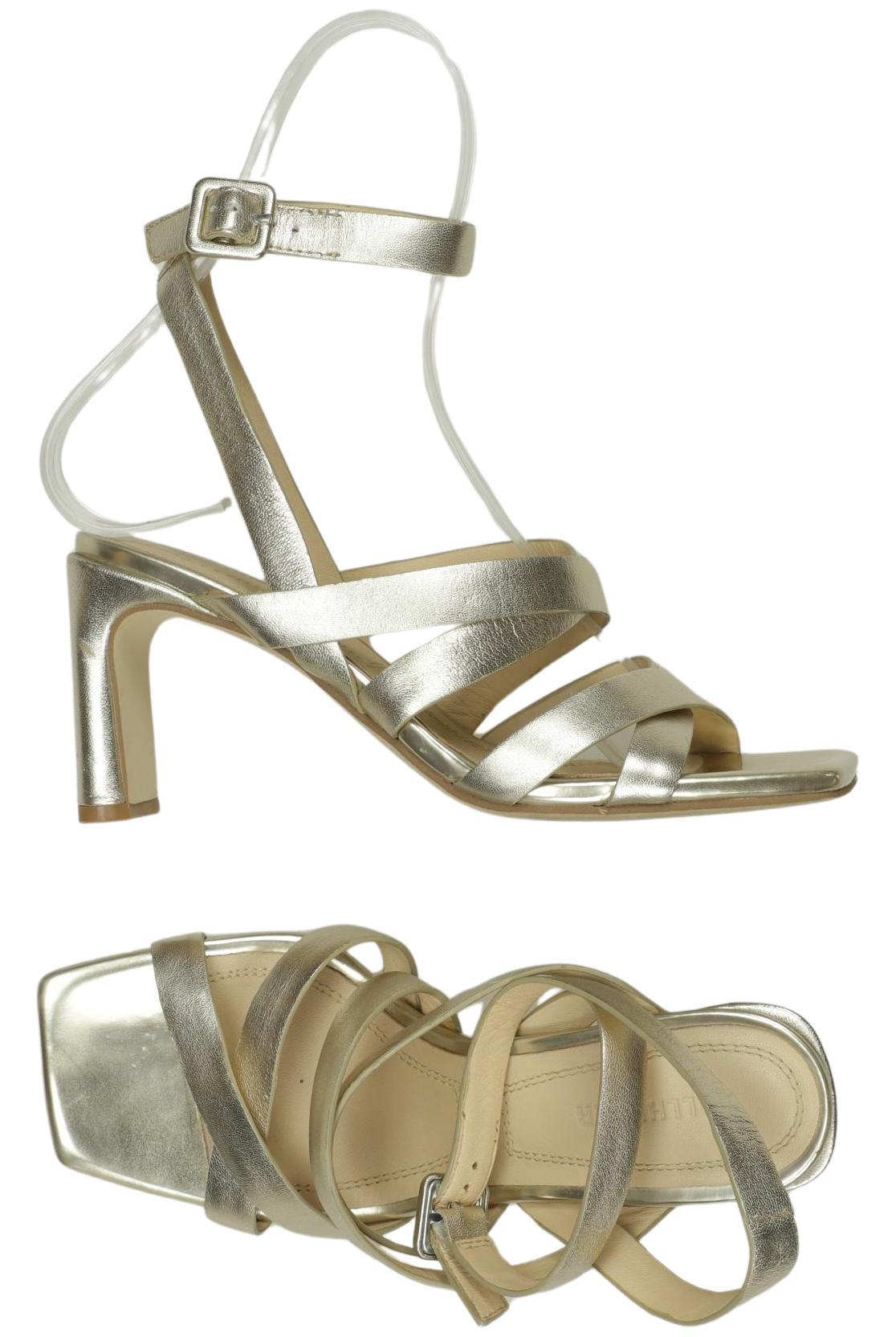 

Hallhuber Damen Sandale, gold, Gr. 37