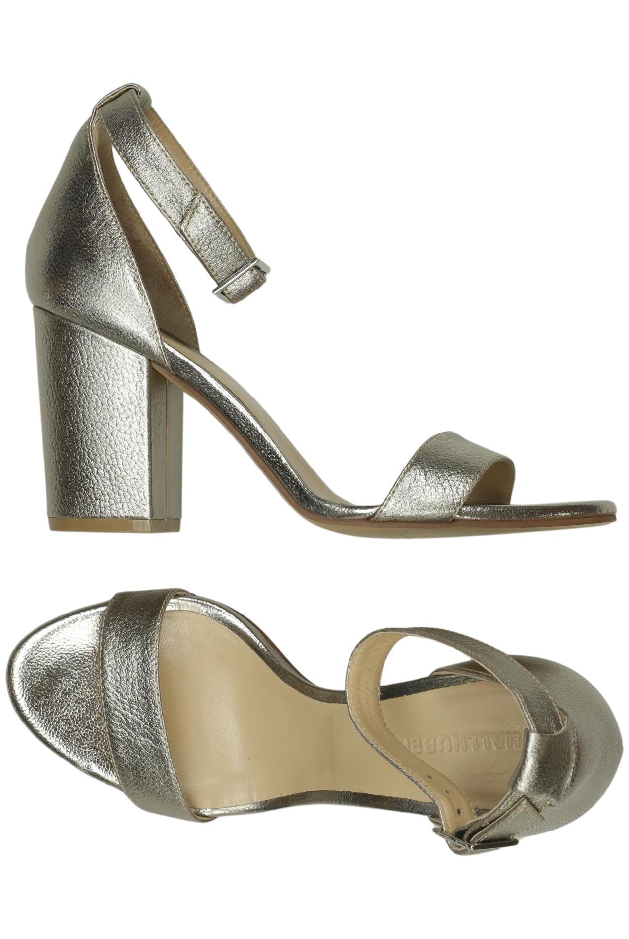 

Hallhuber Damen Sandale, gold, Gr. 37