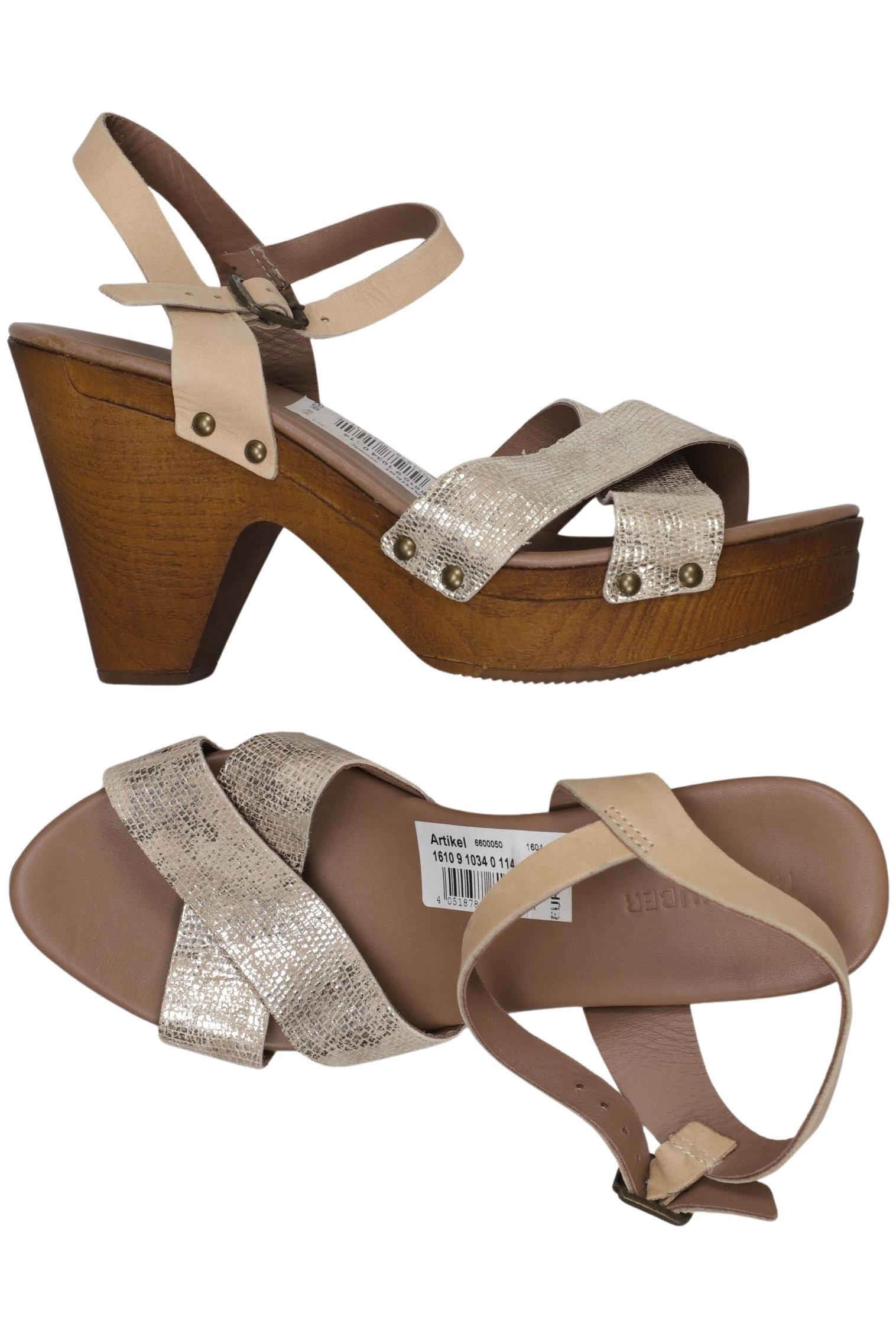 

Hallhuber Damen Sandale, beige, Gr. 39