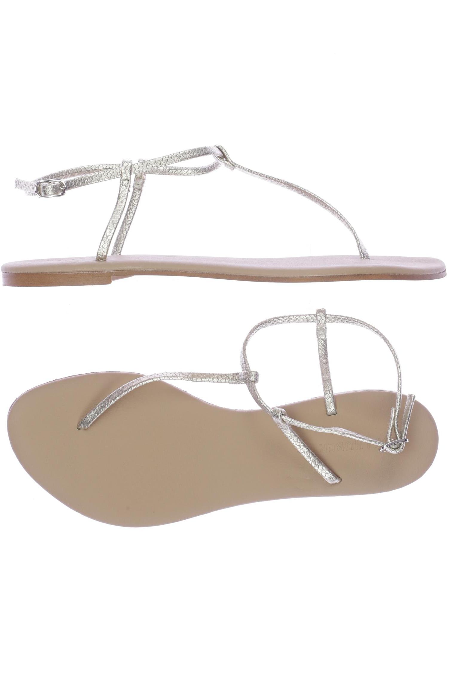 

Hallhuber Damen Sandale, gold, Gr. 39
