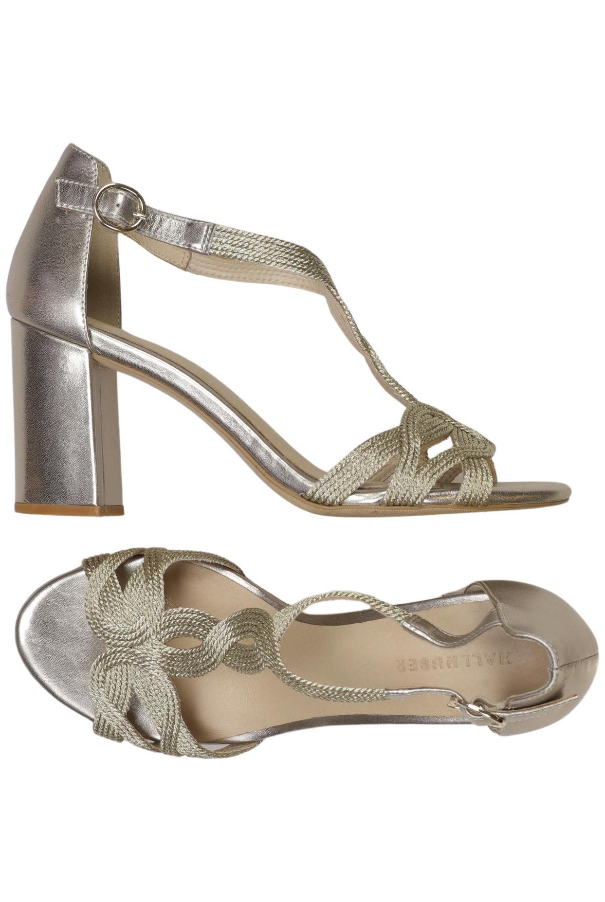 

Hallhuber Damen Sandale, silber, Gr. 41