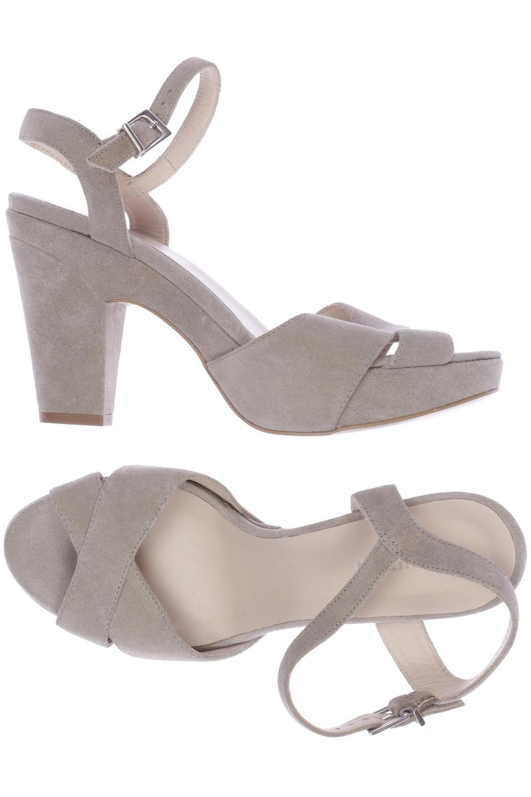 

Hallhuber Damen Sandale, beige, Gr. 38