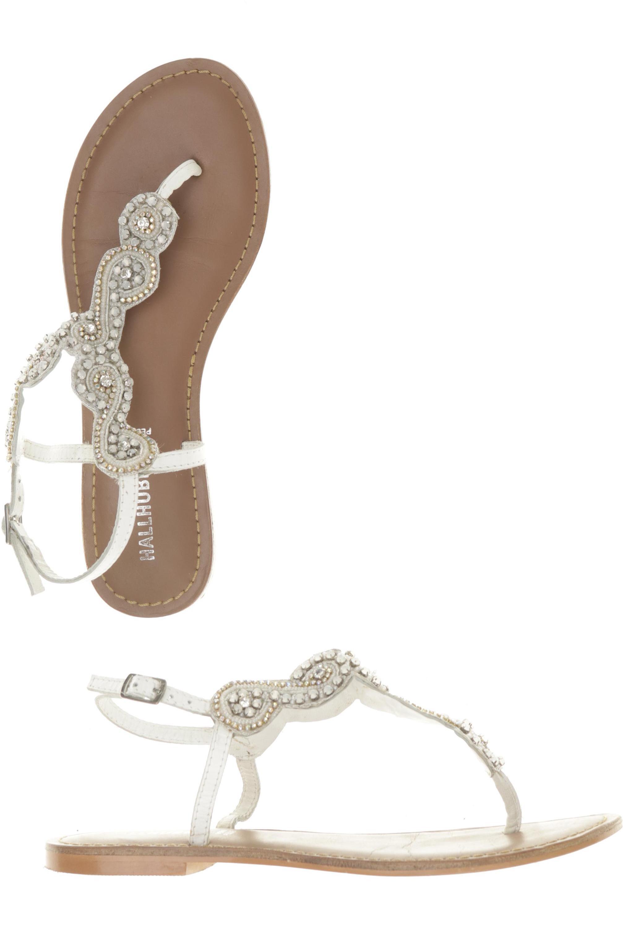 

Hallhuber Damen Sandale, weiß, Gr. 38