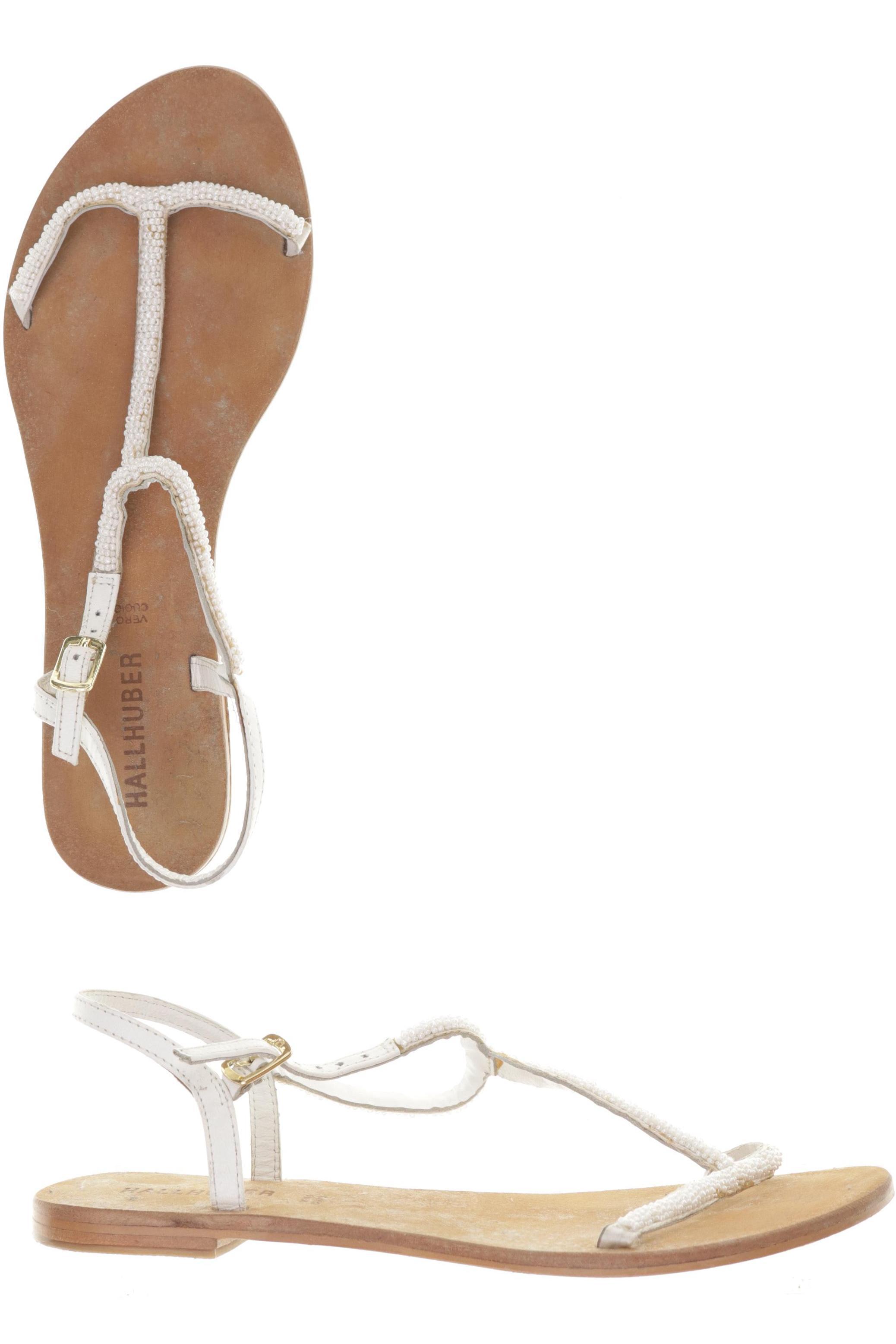 

Hallhuber Damen Sandale, weiß, Gr. 37