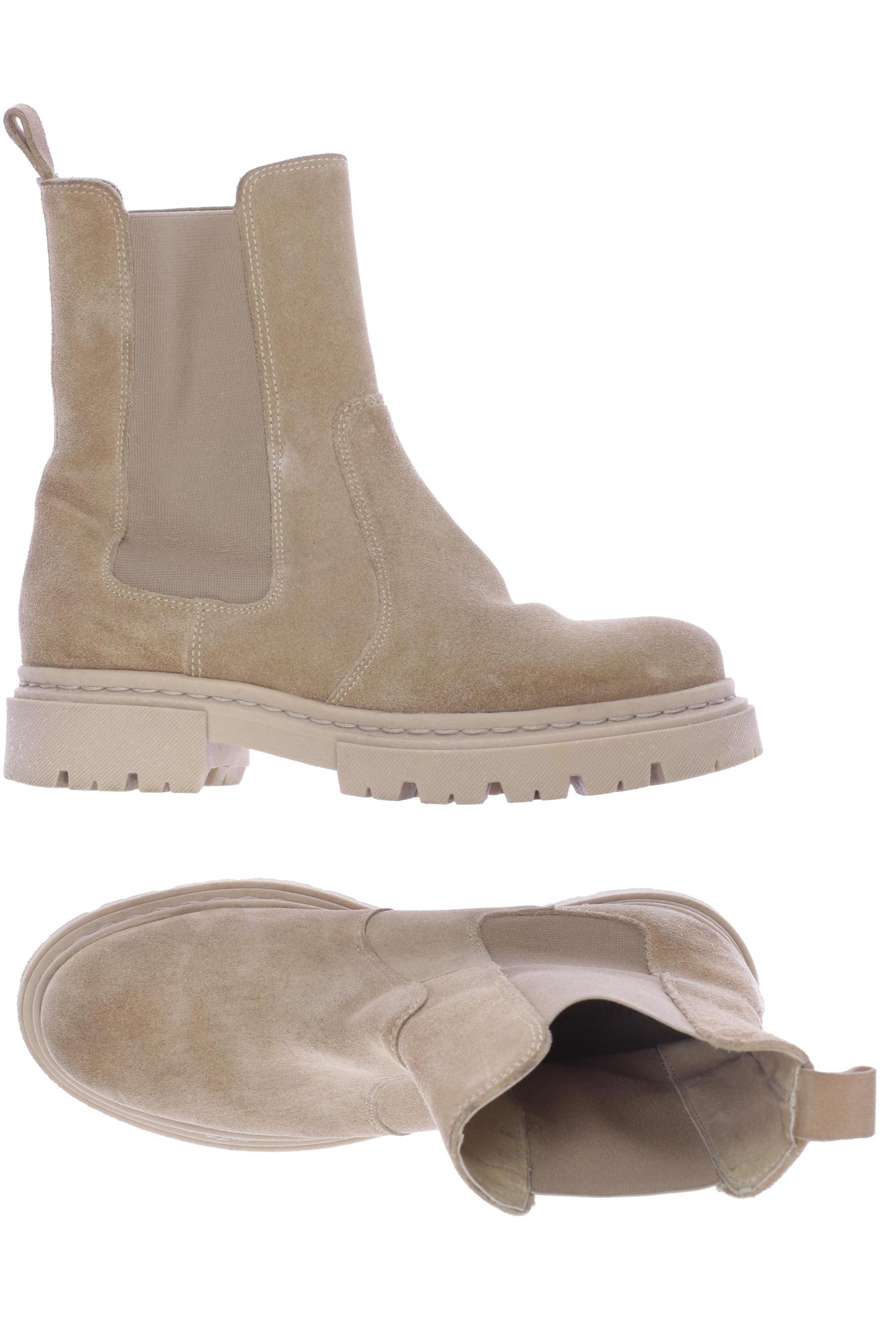 

Hallhuber Damen Stiefelette, beige, Gr. 38