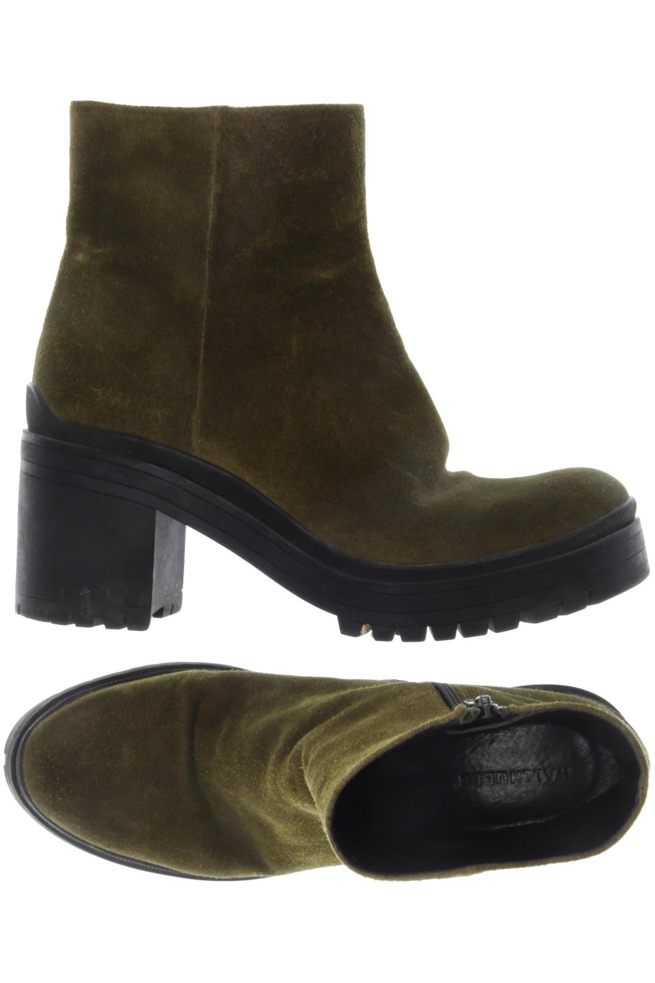 

Hallhuber Damen Stiefelette, grün, Gr. 40