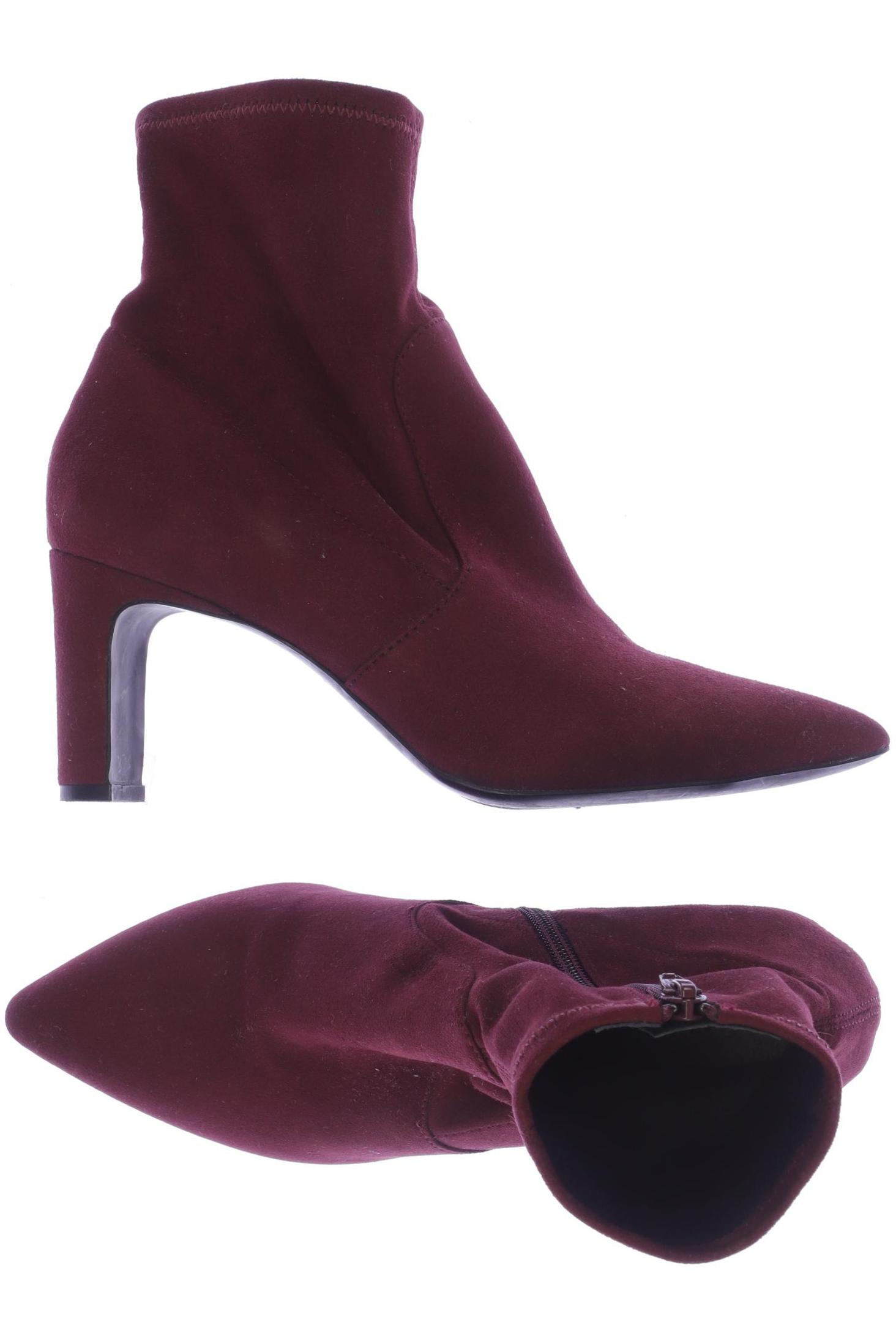 

Hallhuber Damen Stiefelette, bordeaux, Gr. 38