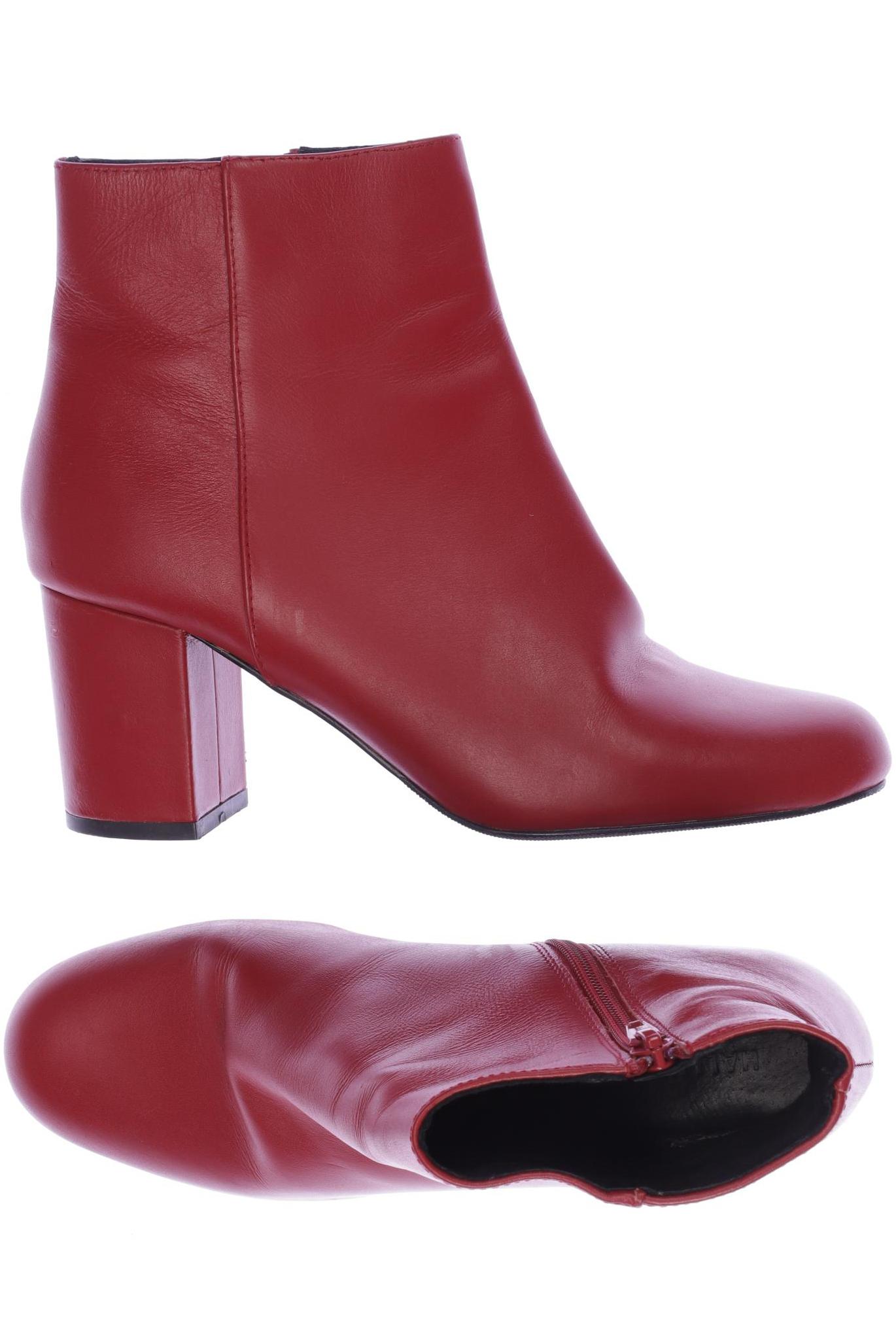 

Hallhuber Damen Stiefelette, rot, Gr. 38