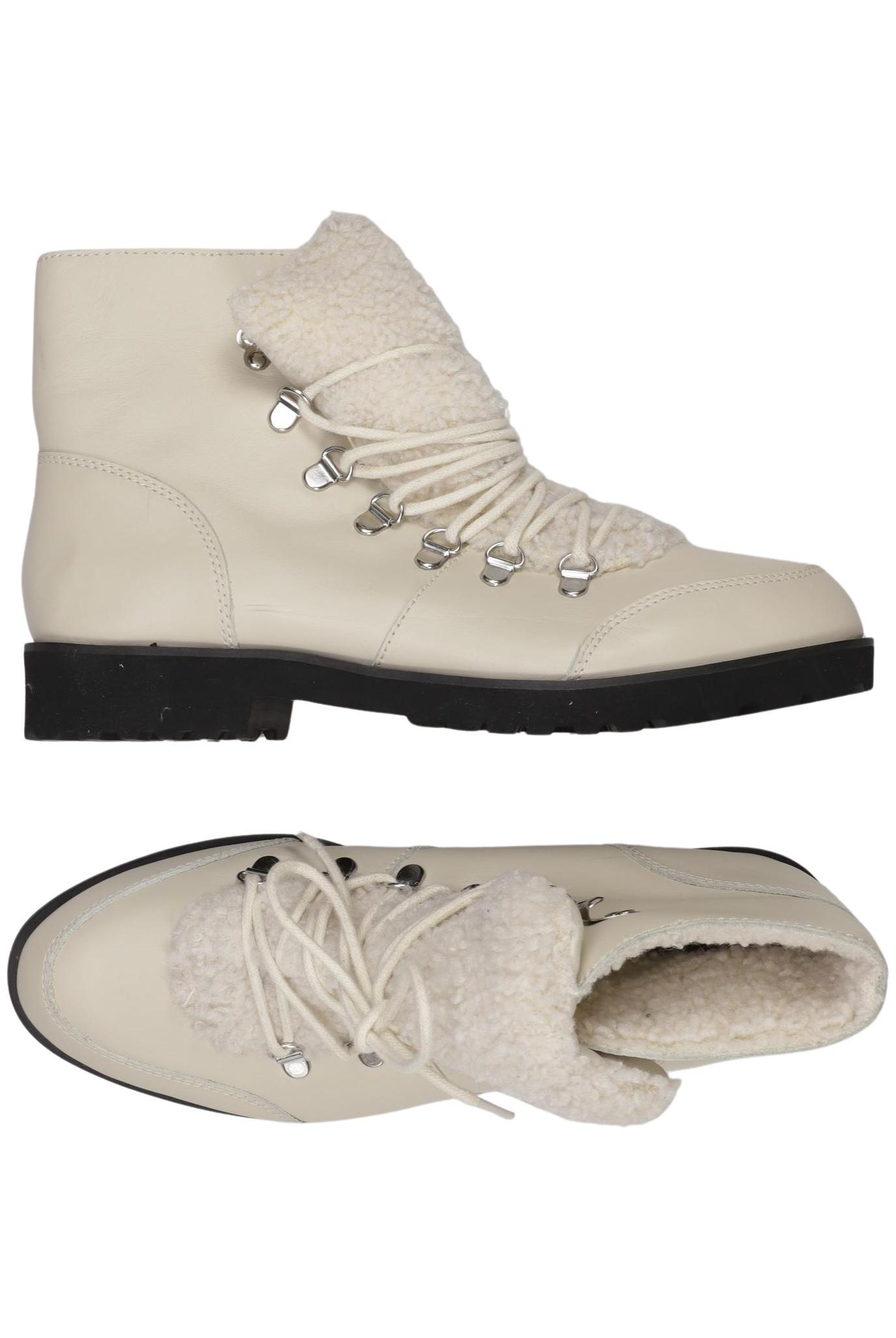 

Hallhuber Damen Stiefelette, cremeweiß, Gr. 41