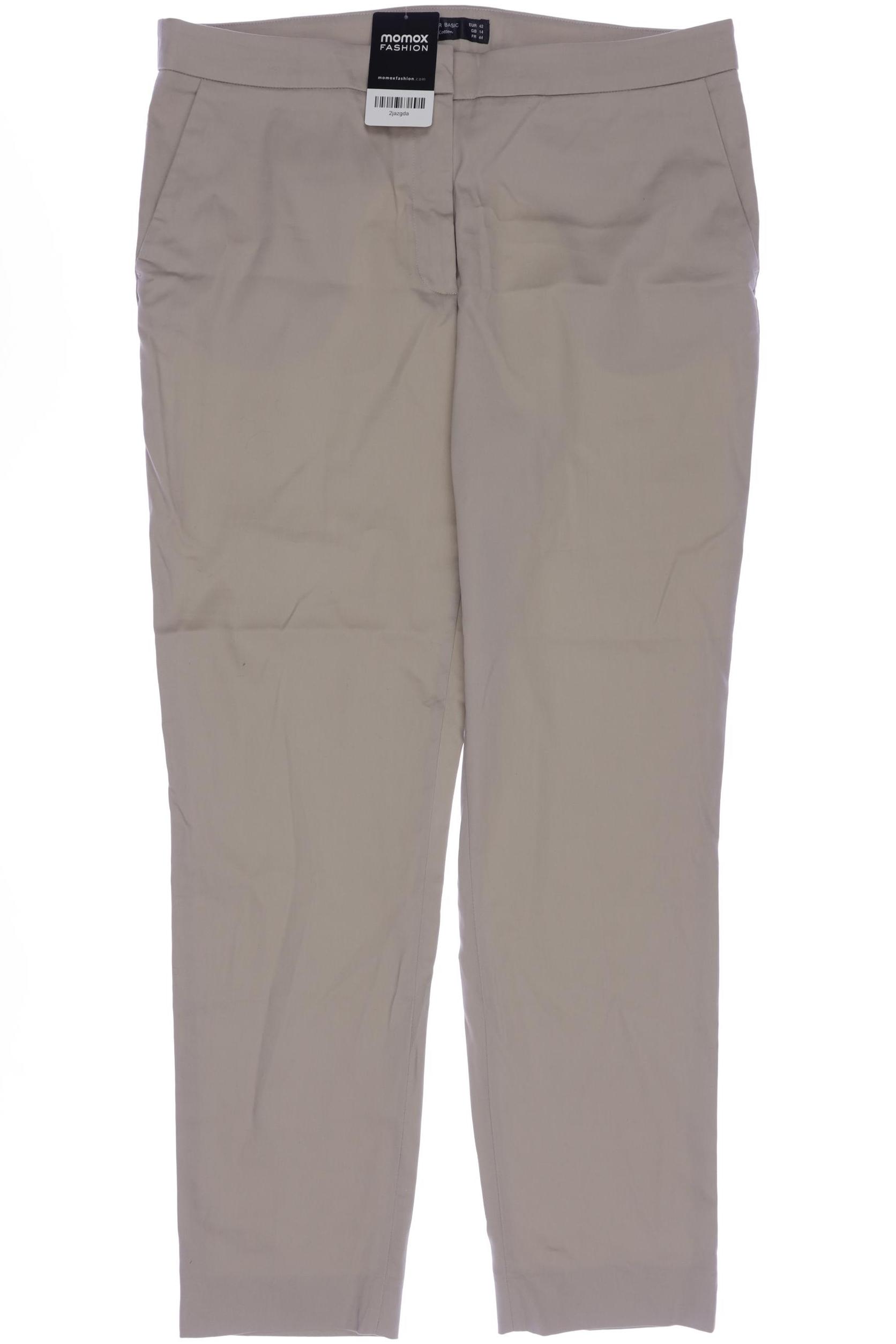 

Hallhuber Damen Stoffhose, beige, Gr. 42