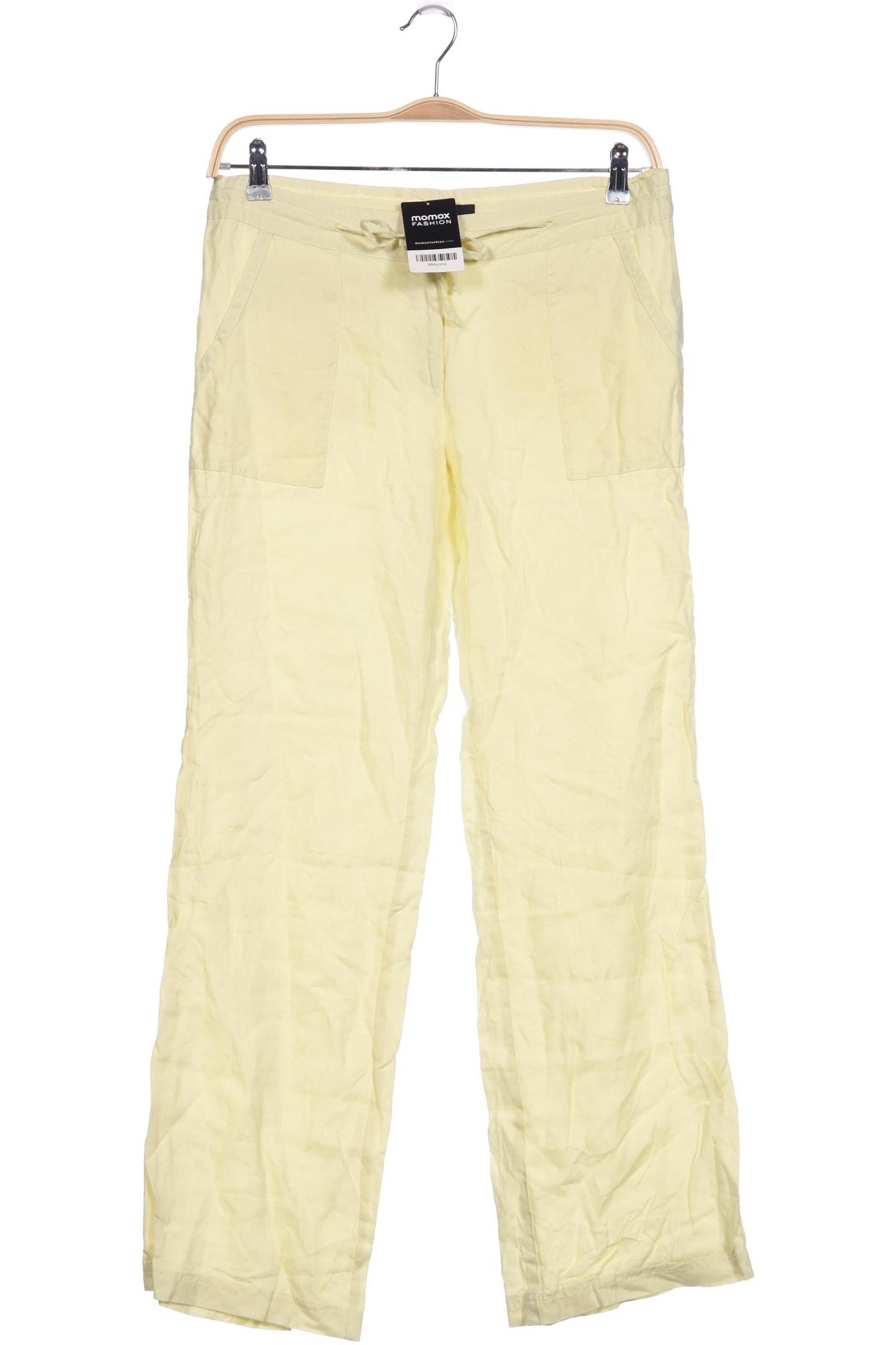 

Hallhuber Damen Stoffhose, gelb, Gr. 40