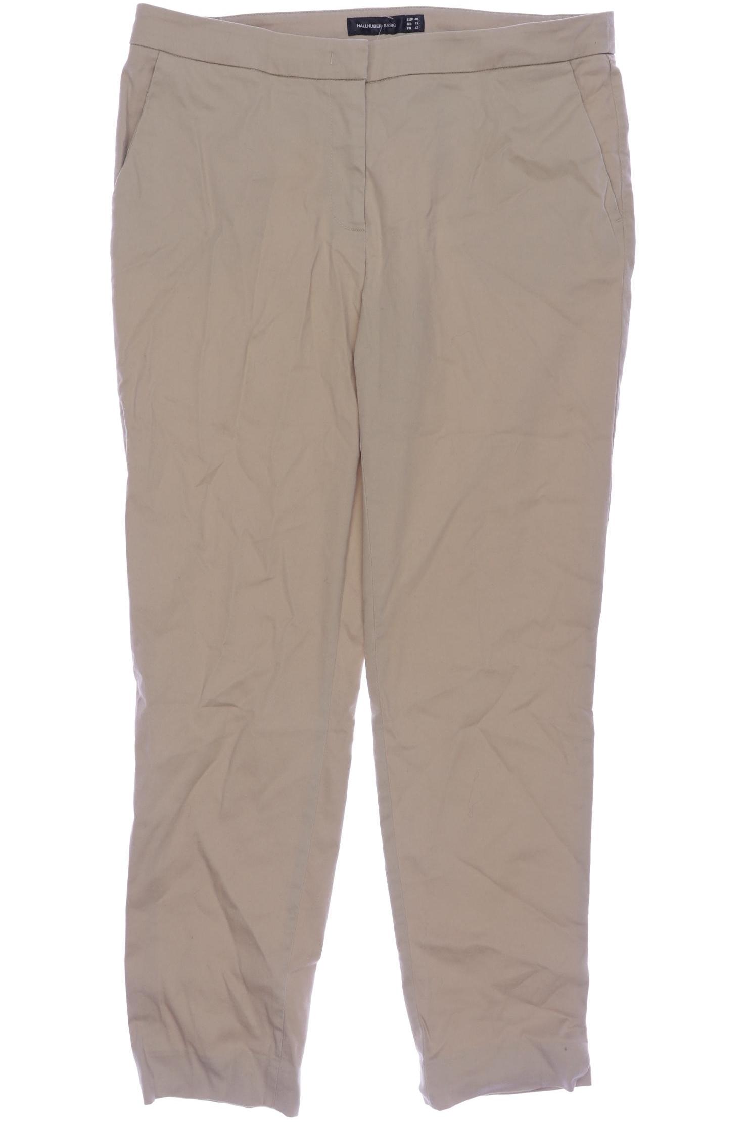 

Hallhuber Damen Stoffhose, beige, Gr. 40