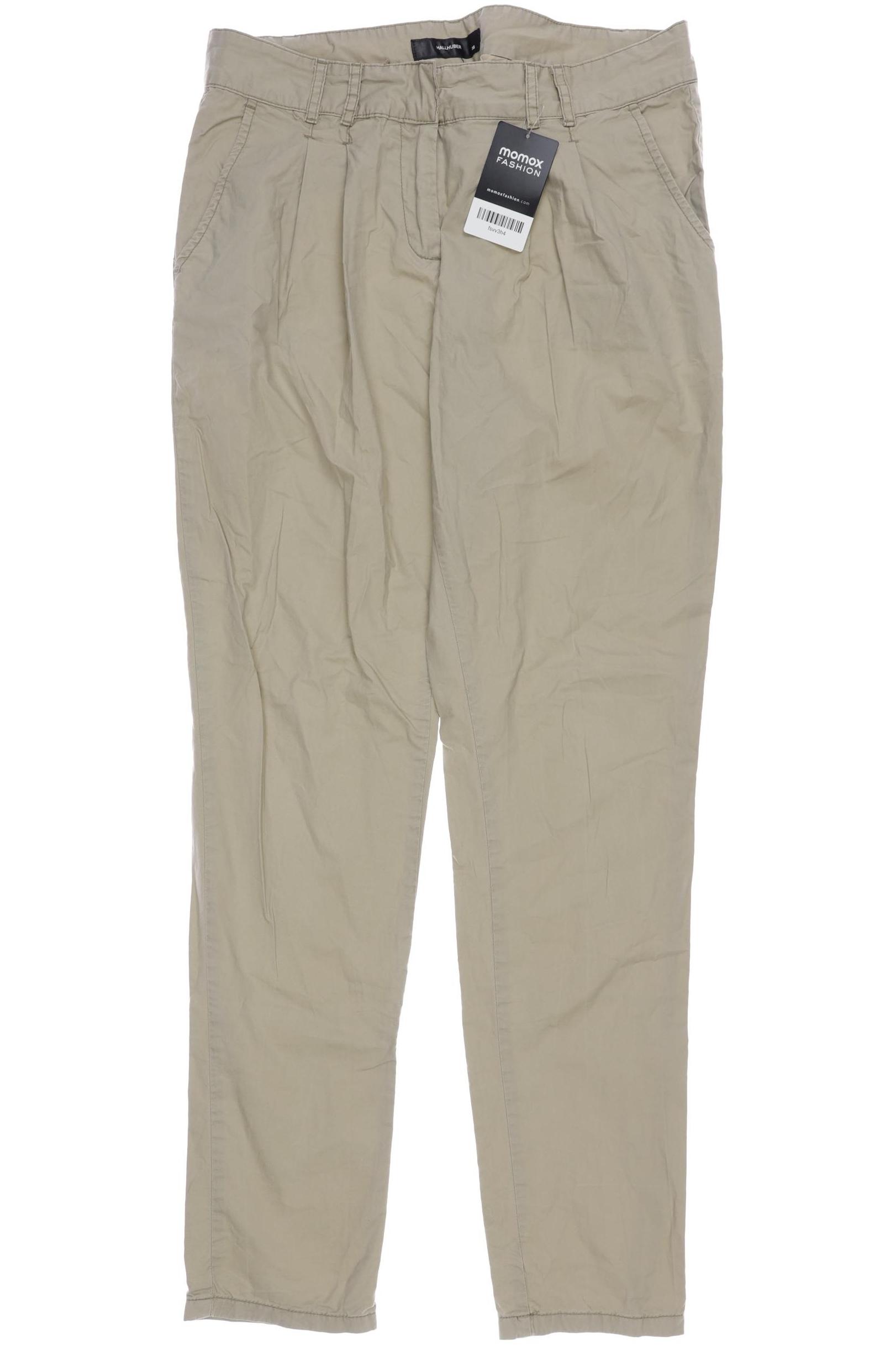 

Hallhuber Damen Stoffhose, beige, Gr. 38