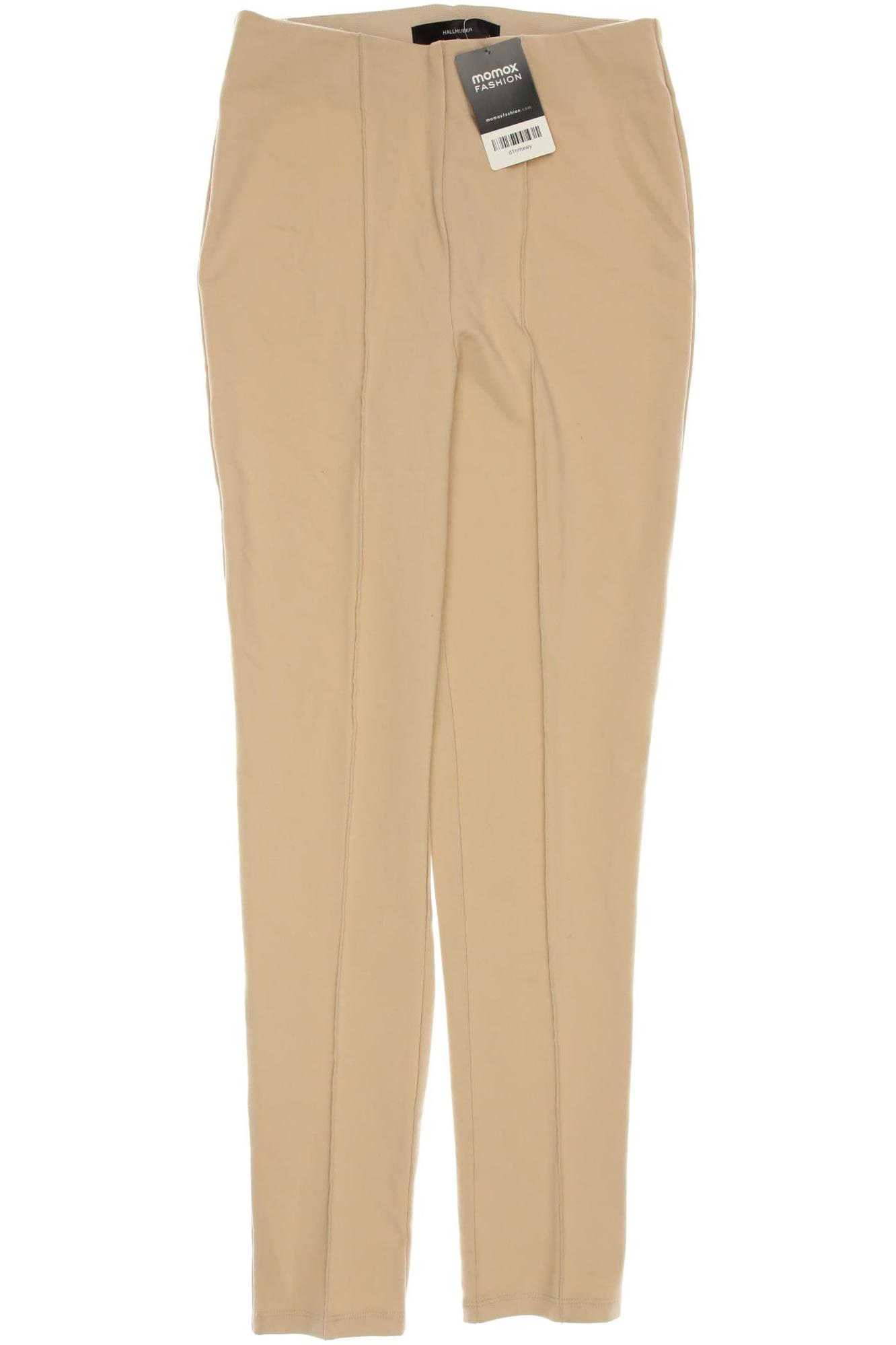 

Hallhuber Damen Stoffhose, beige, Gr. 0