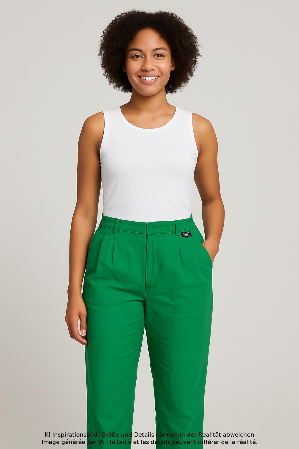 

Hallhuber Damen Stoffhose, grün, Gr. 34