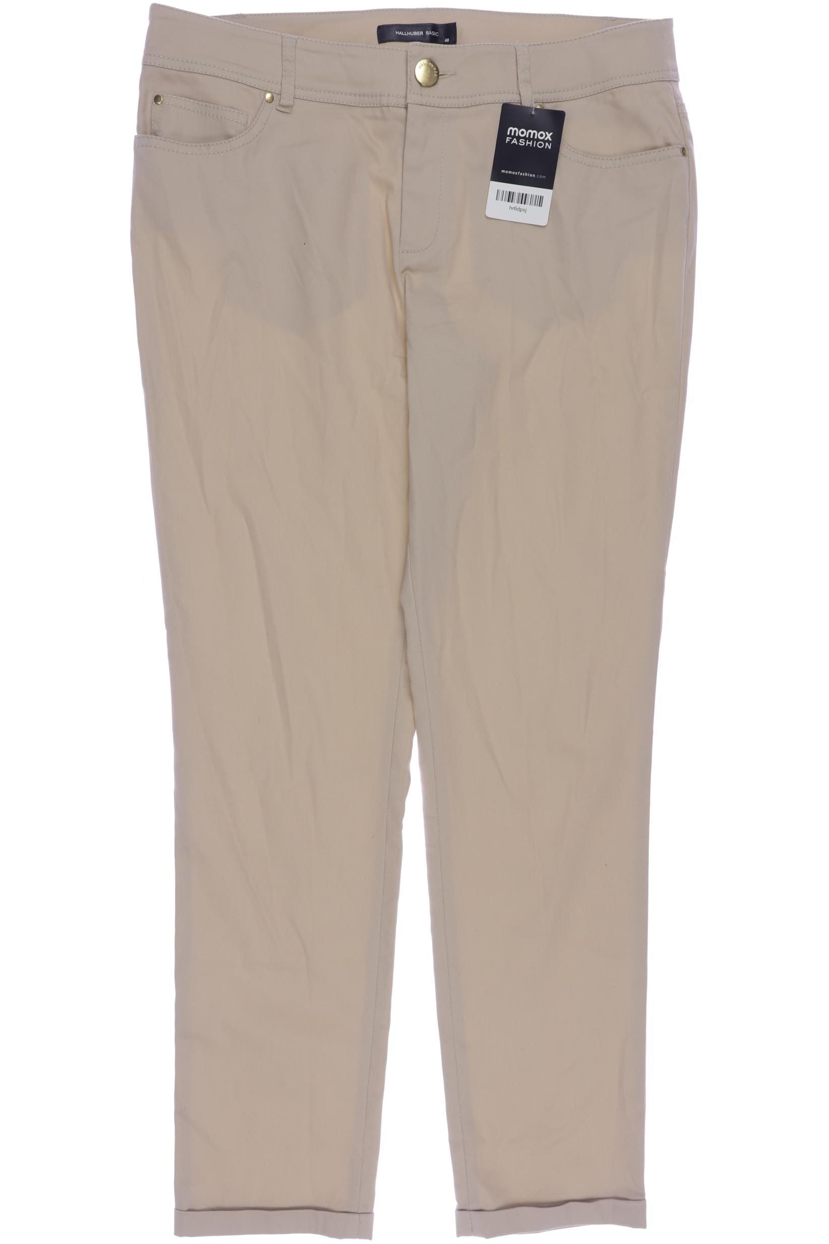 

Hallhuber Damen Stoffhose, beige, Gr. 40