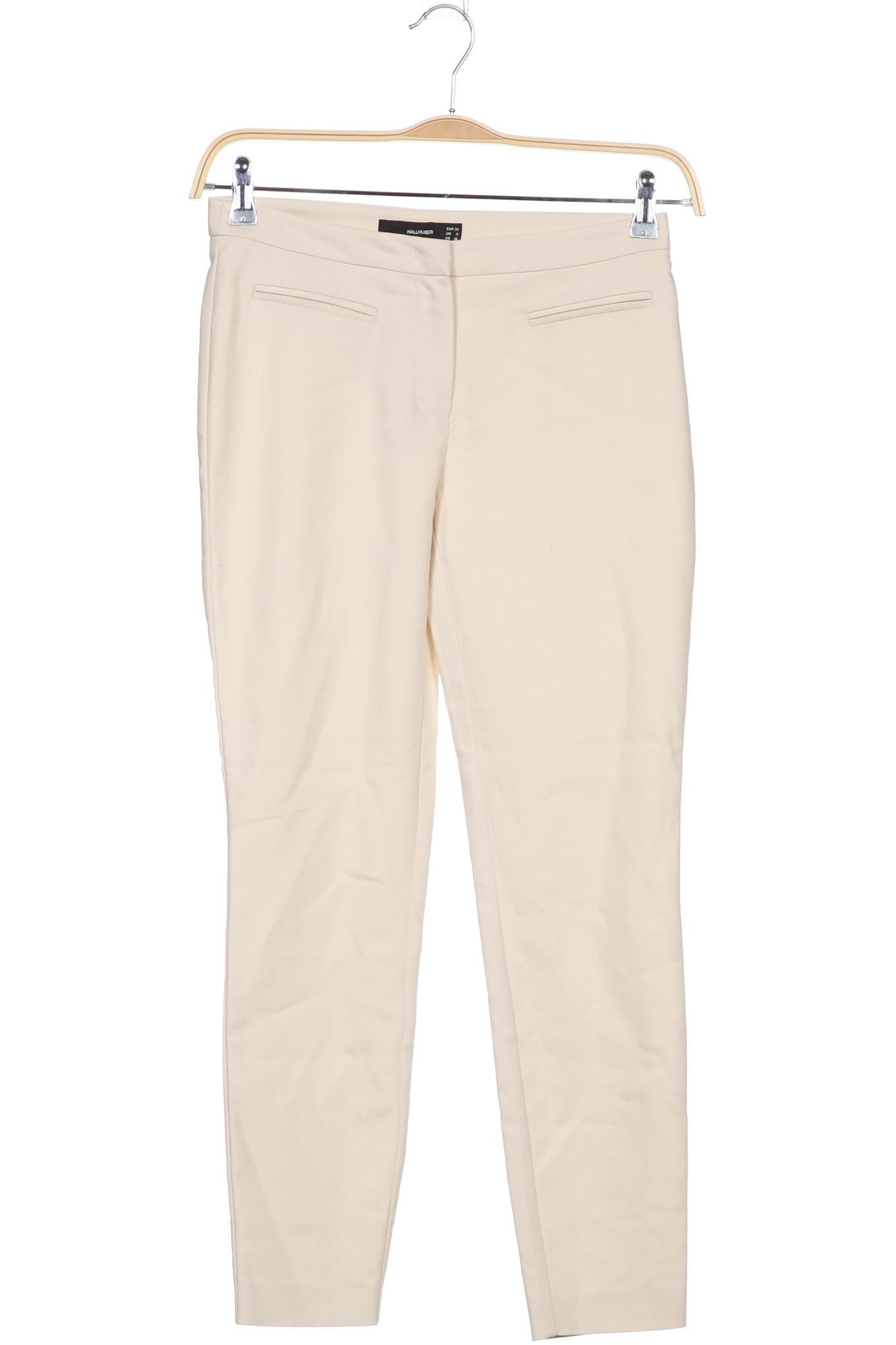 

Hallhuber Damen Stoffhose, cremeweiß