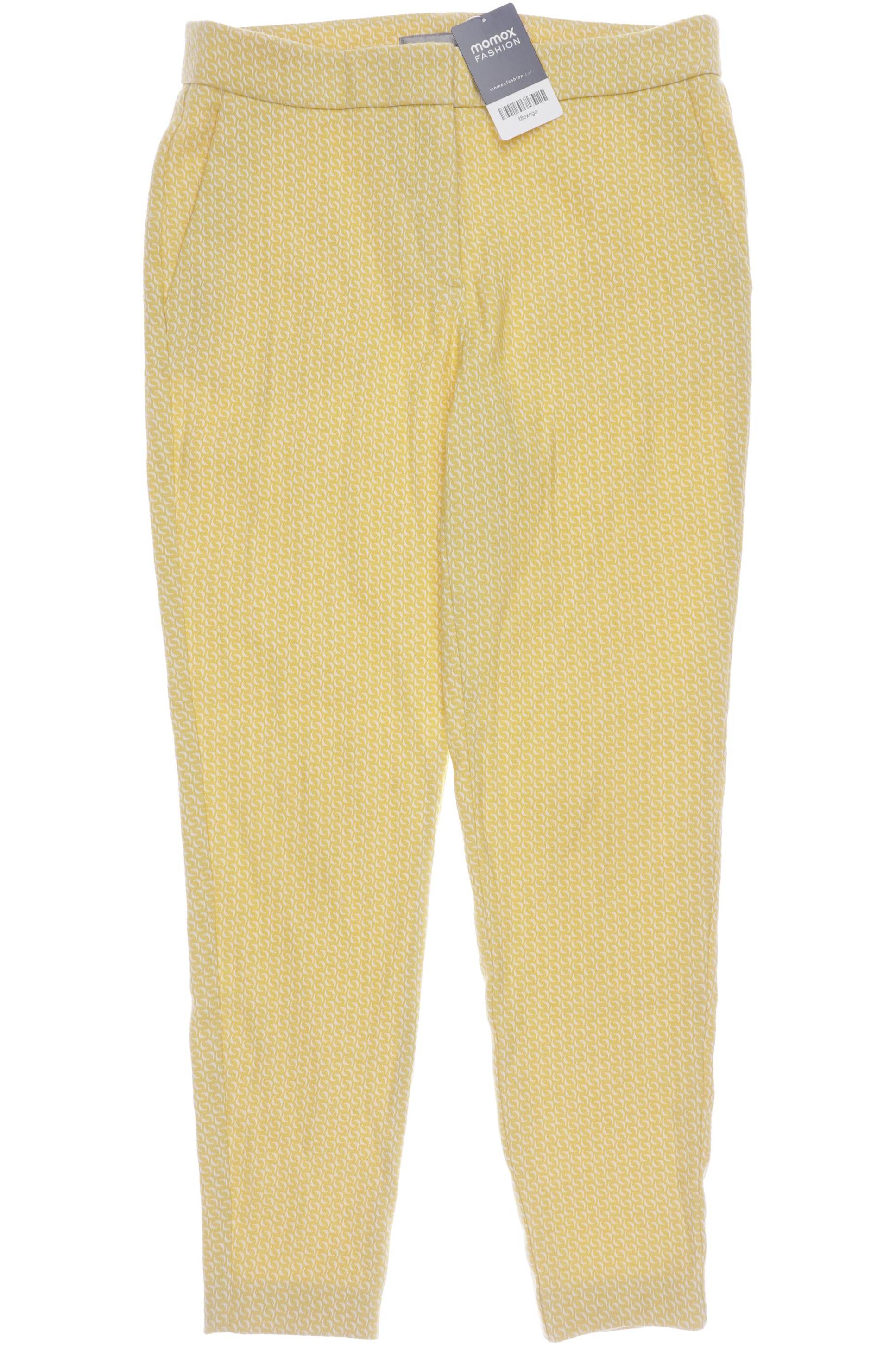 

Hallhuber Damen Stoffhose, gelb, Gr. 38