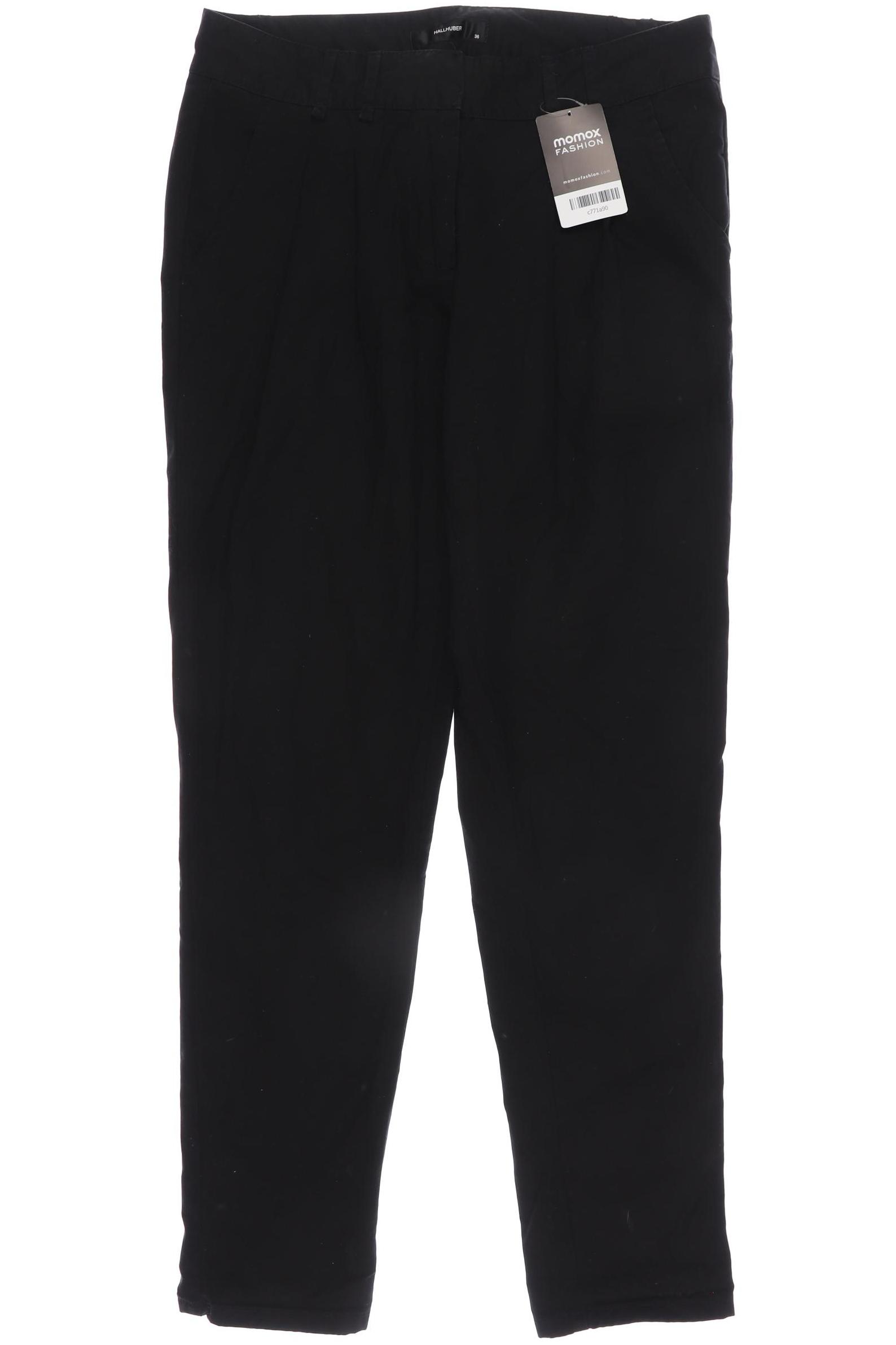 Thumbnail - Hallhuber Damen Stoffhose, schwarz, Gr. 36